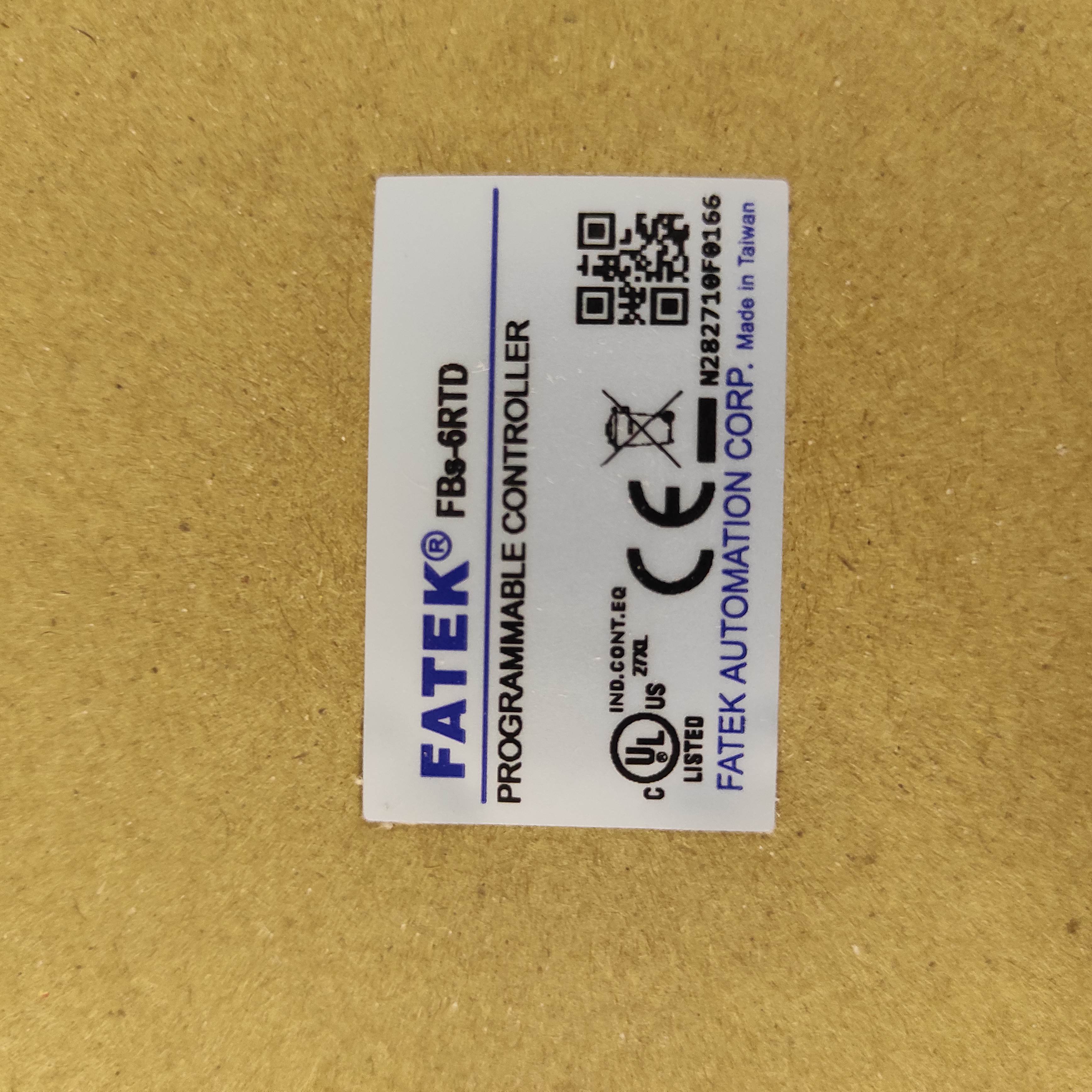wrong code FBS-RTD6, correct code FBs-6RTD