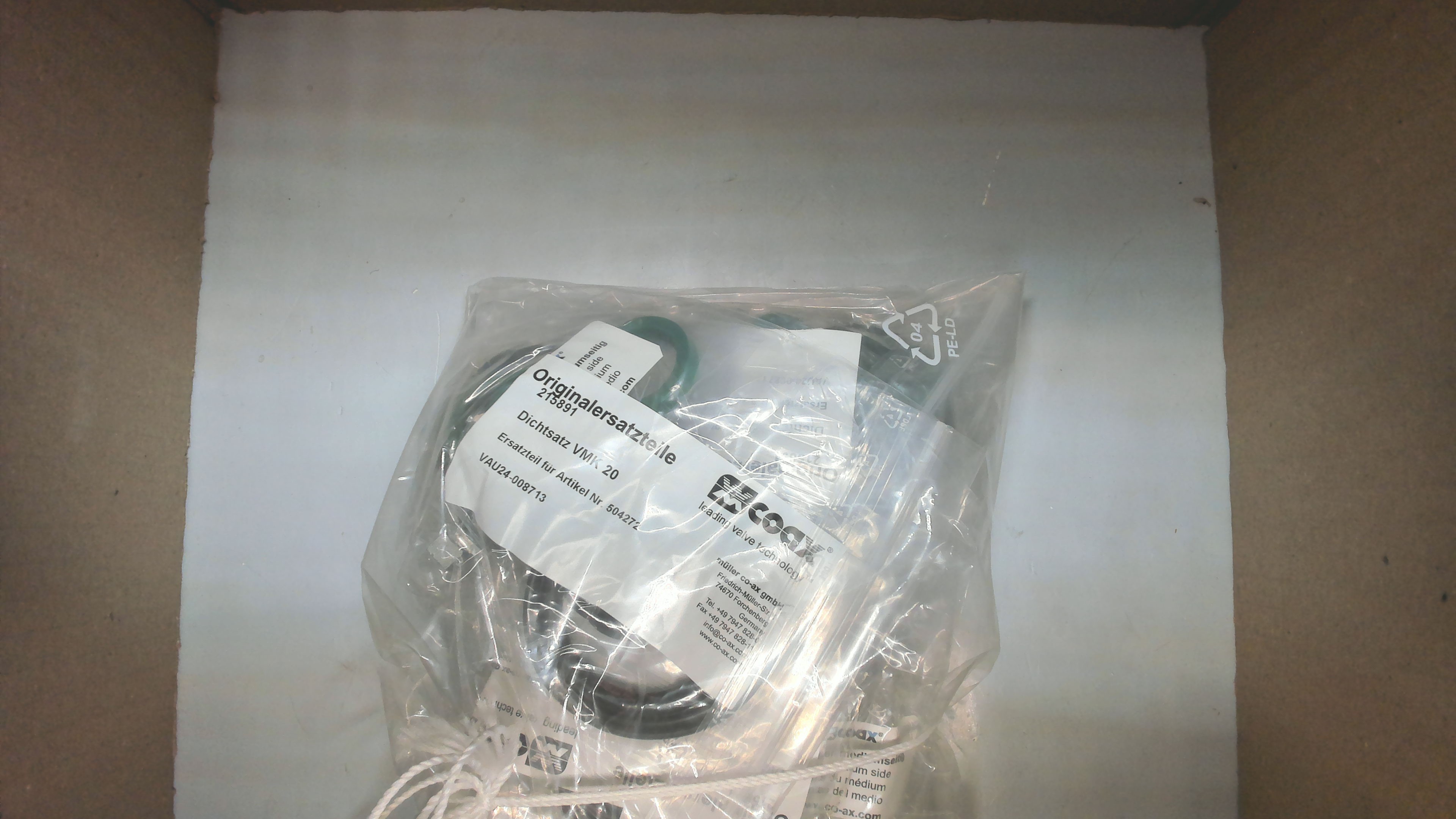 215891 / Spare part for item No. 504272
