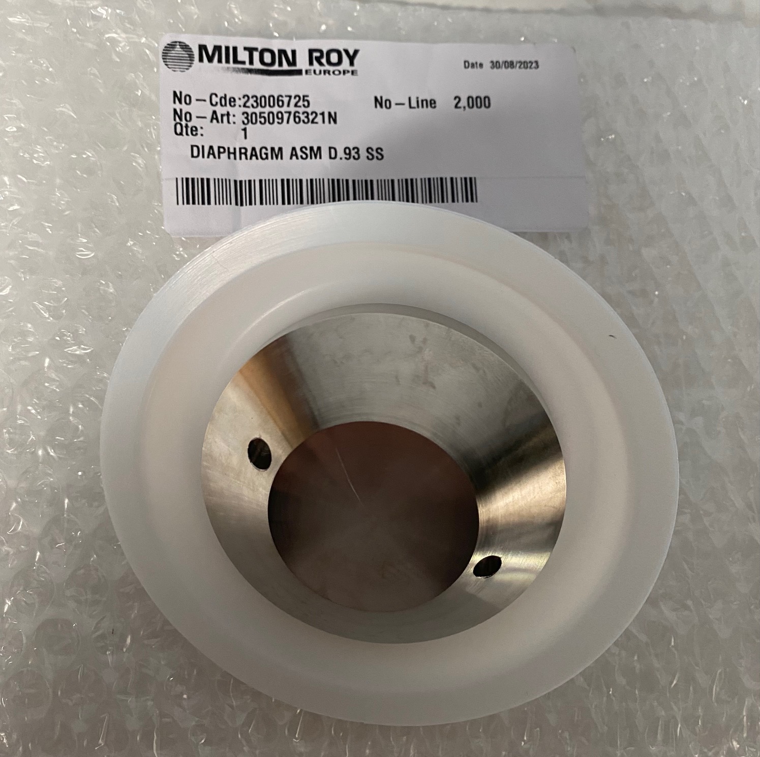 ENS. MEMBRANE D93 INSERT INOX