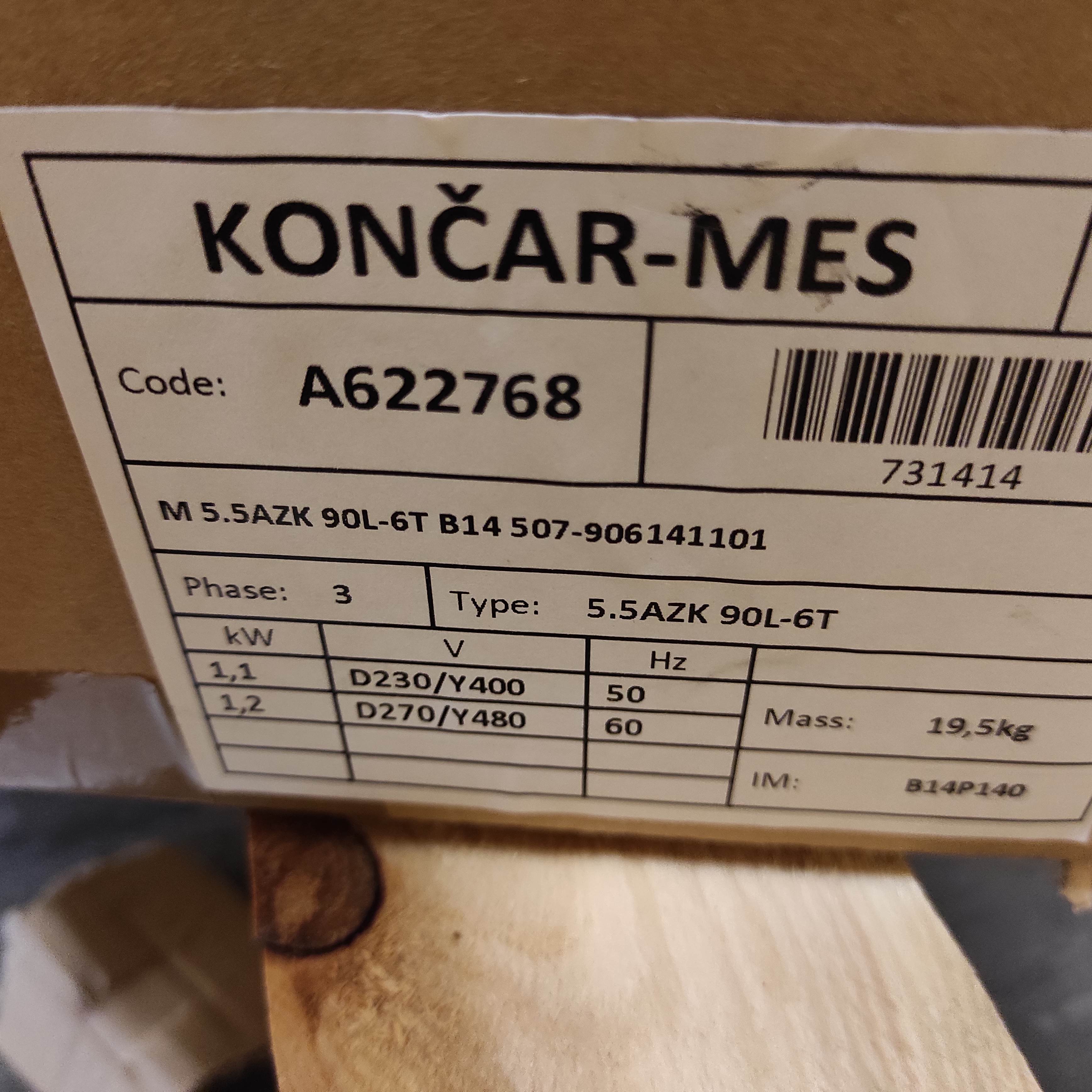 M 5.5AZK 90L-6T B14