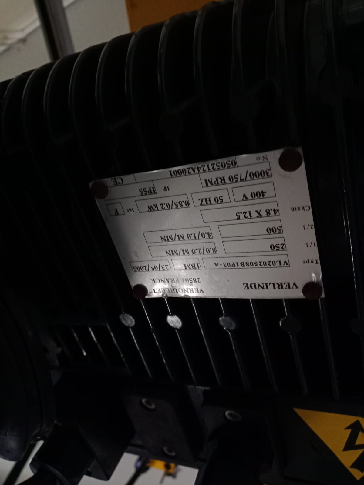 limit switch for VL0202508B1F03-A