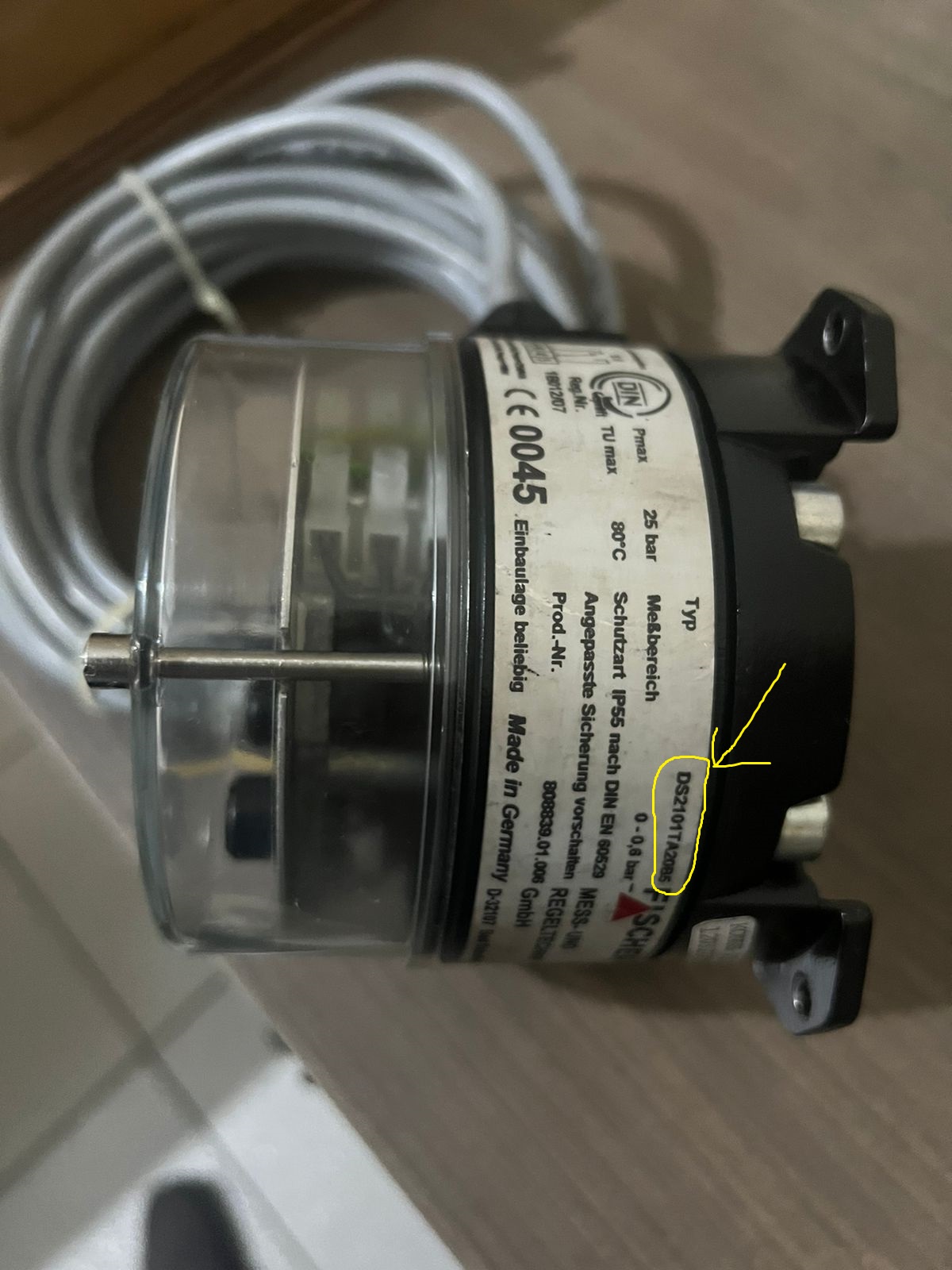 old code DS2101TA20B5 / new code DS21010A20B50W00