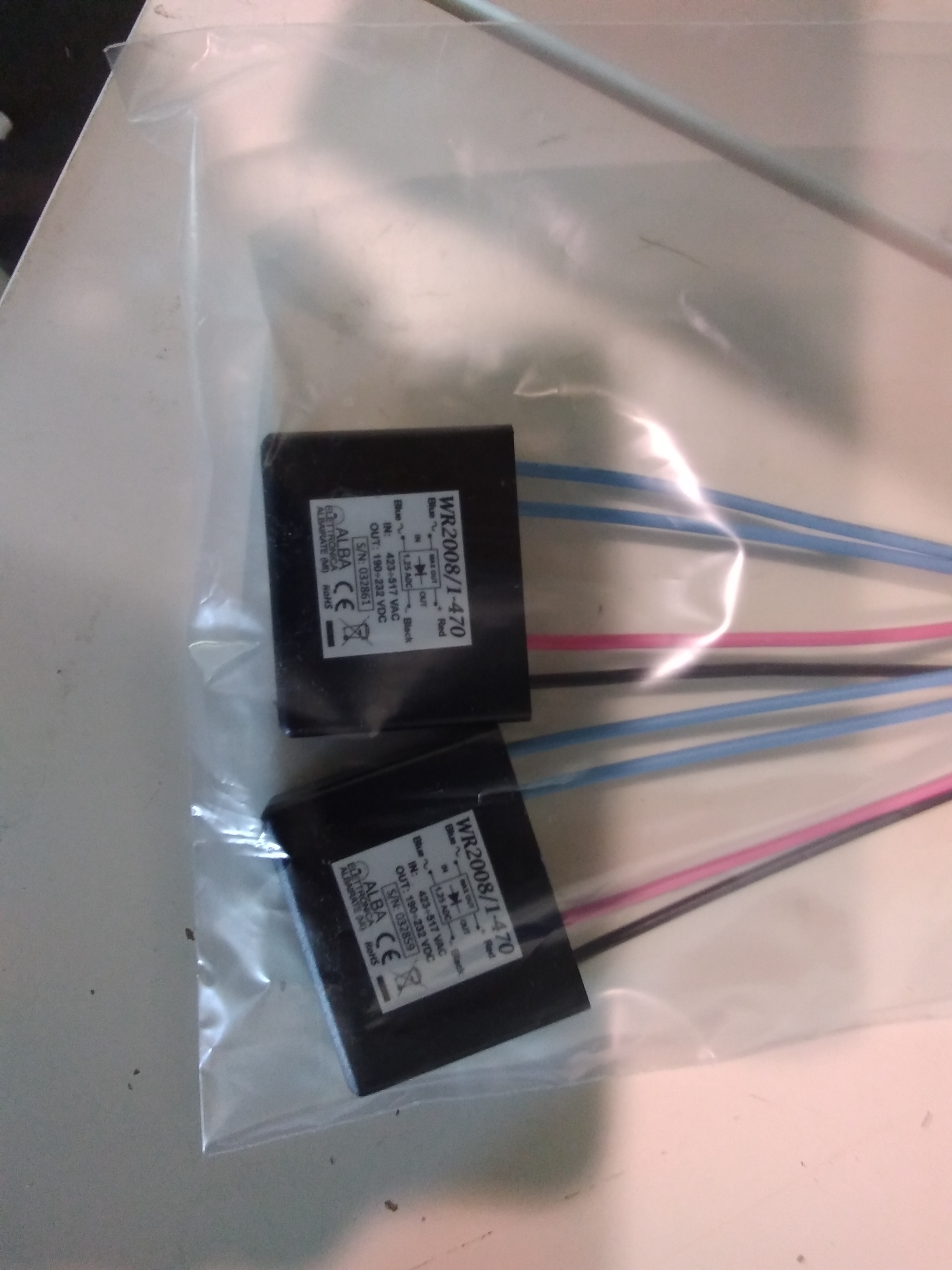 Brake current rectifier for s/n 103455 type XM312VS4H10A/83