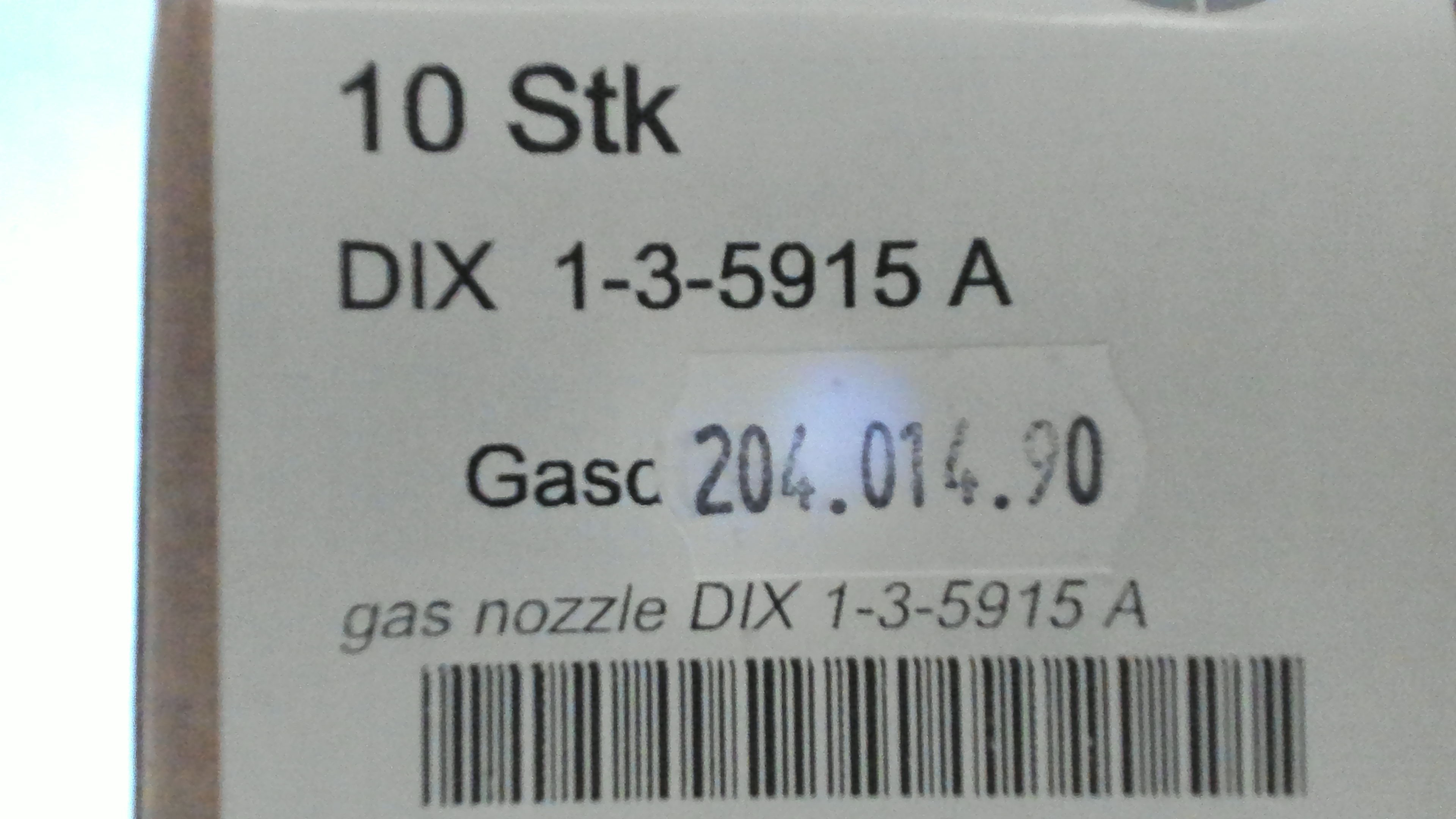 6390159150 / DIX 1-3-5915 A