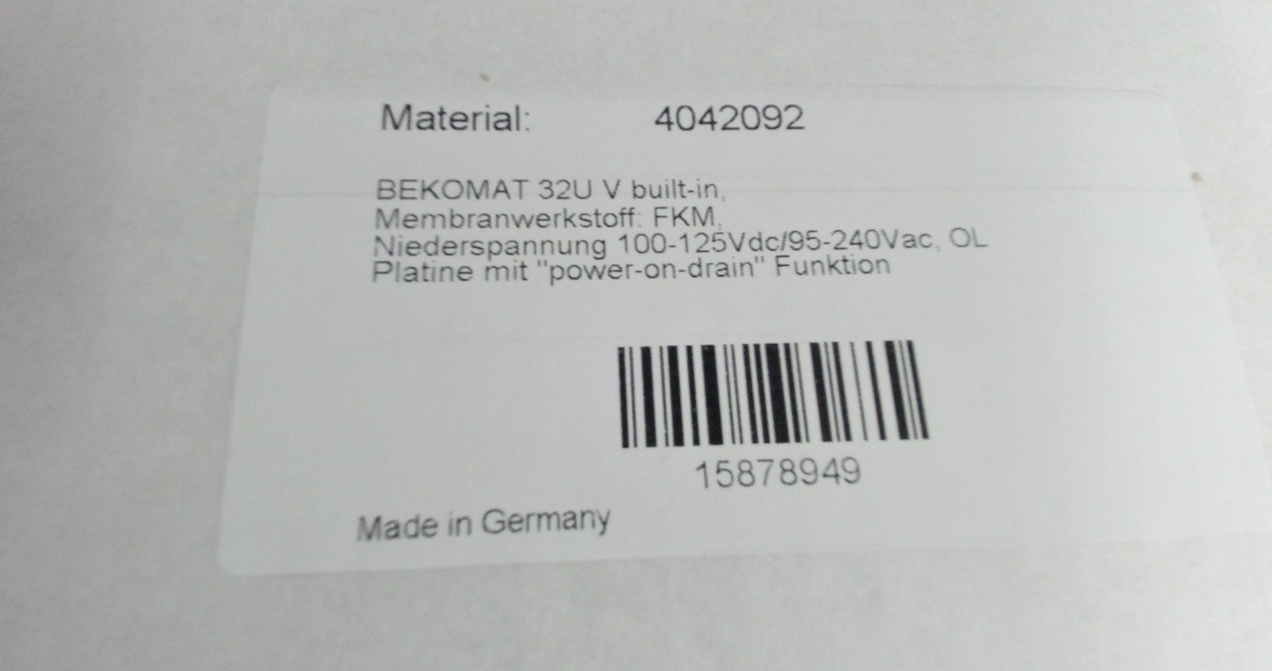 BEKOMAT 32U V built-in,  4042092