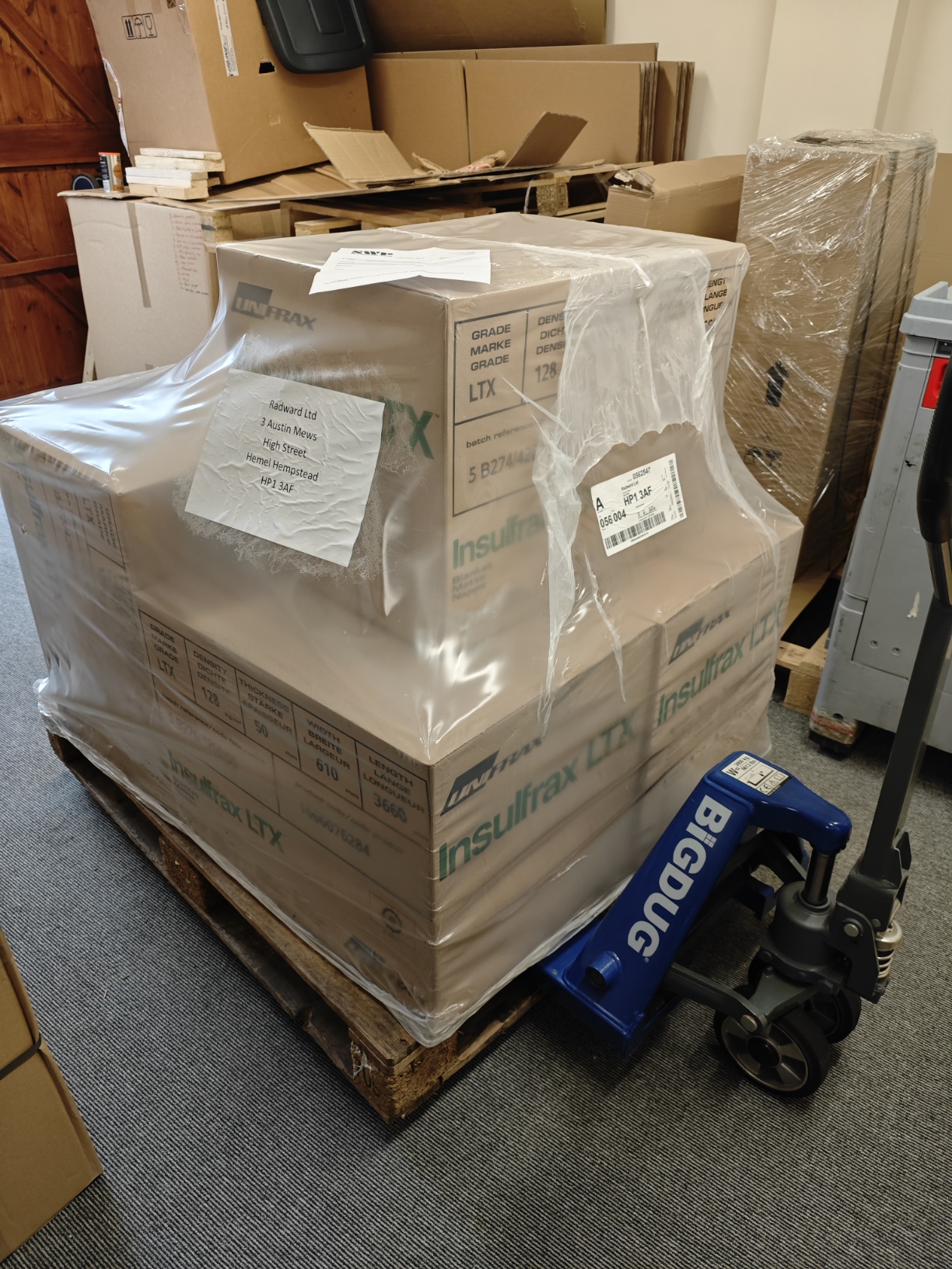 Density Insulfrax LTX 50mm x 610 x 3.66mtrs