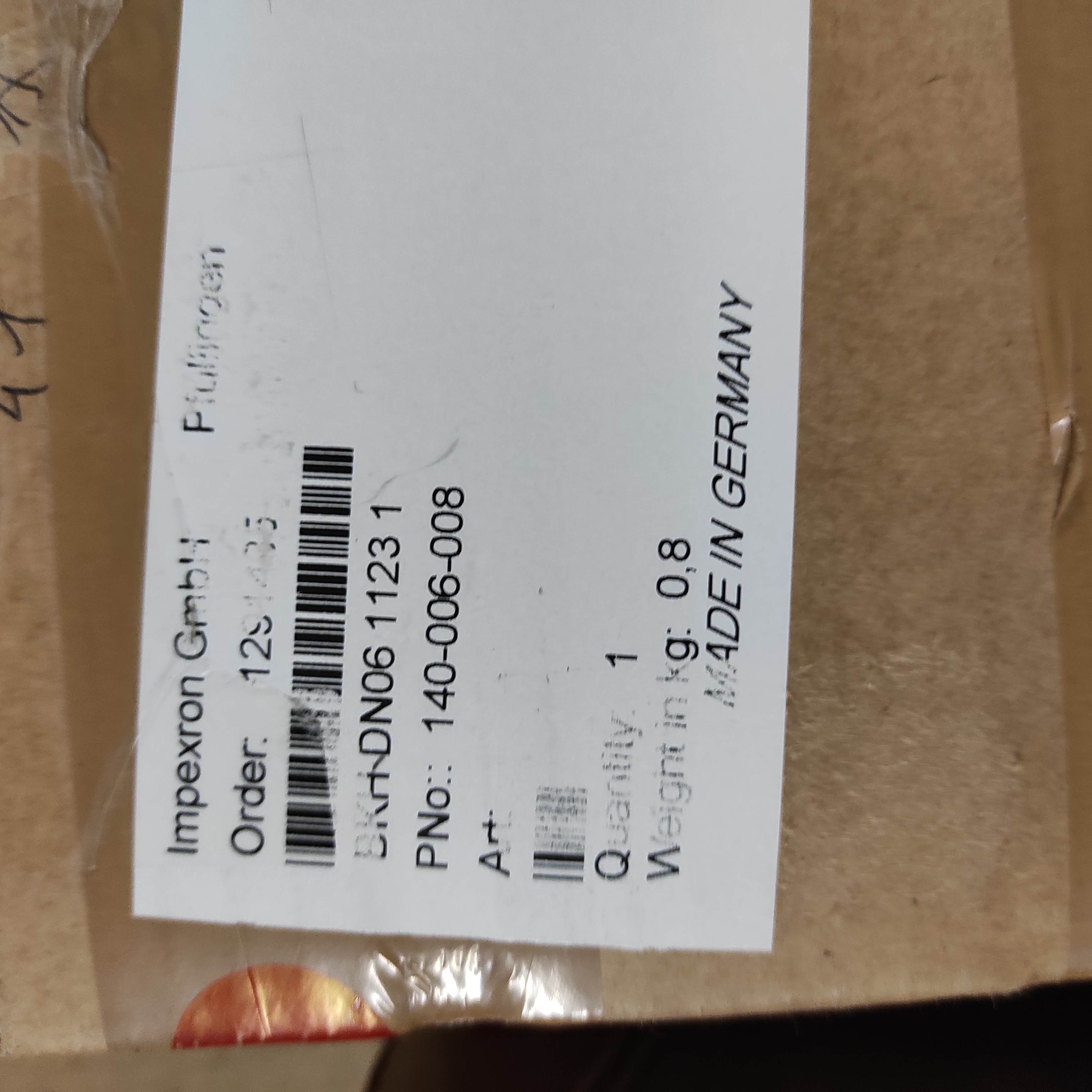 BKH DN06 1123 1 / 140-006-008