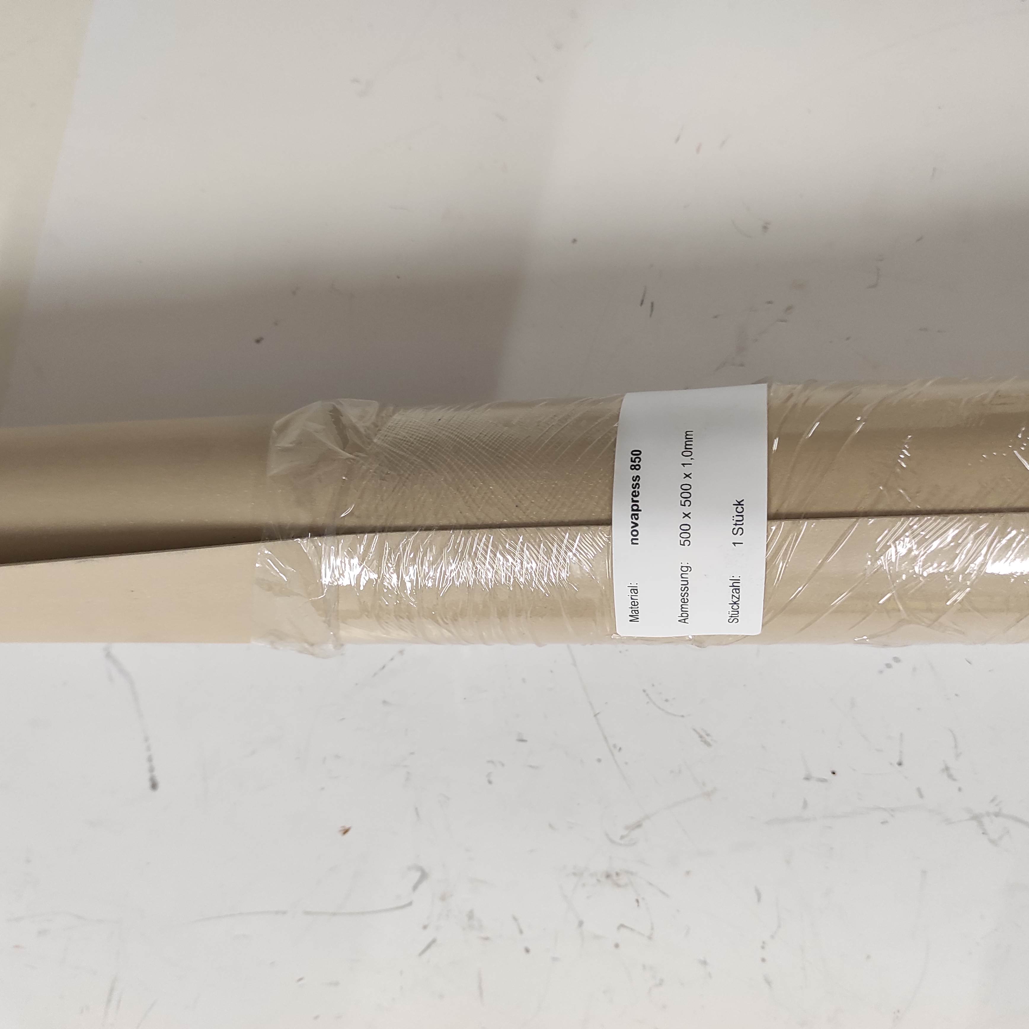 Cut from Novapress 500 x 500 x 1.0 mm