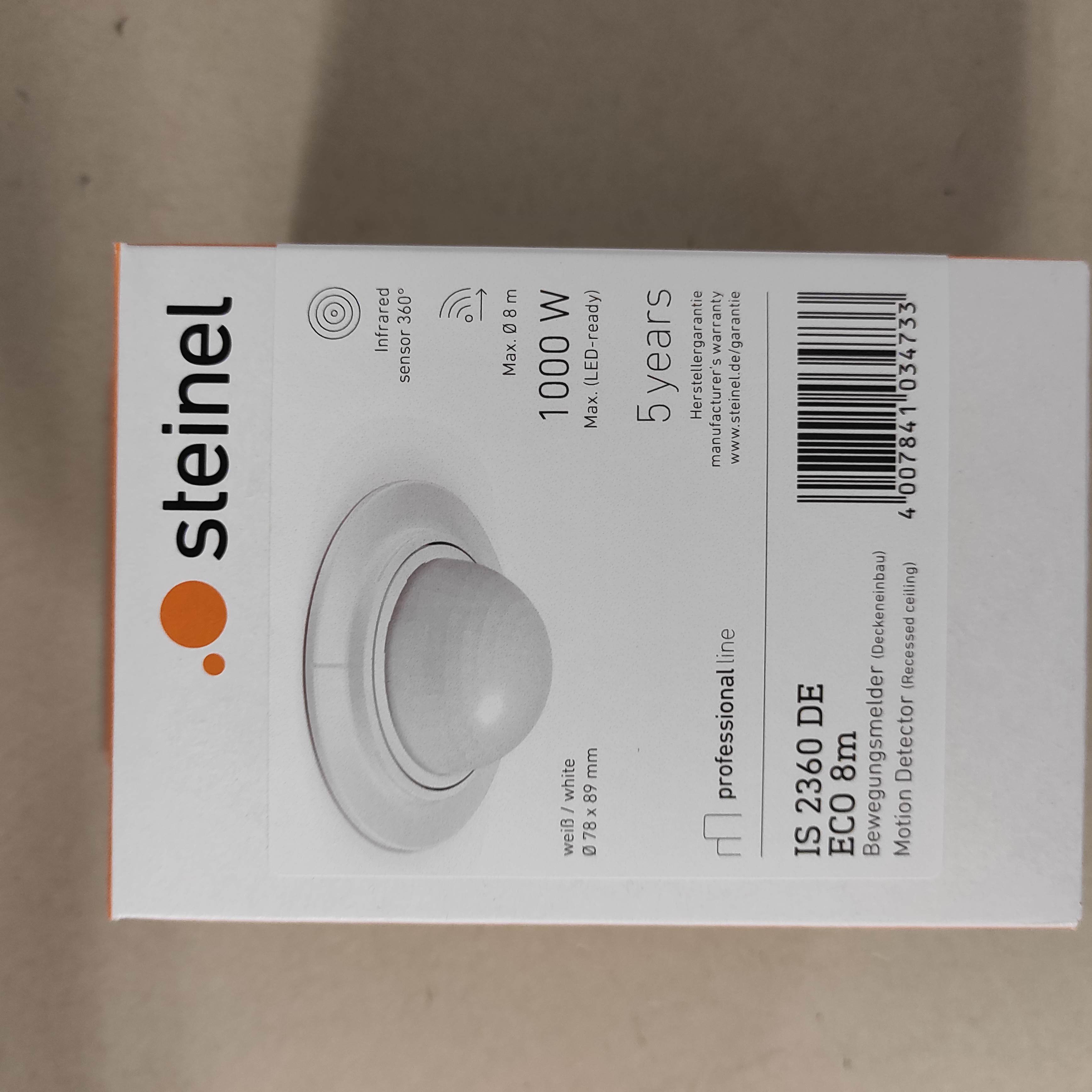 PN: 034733, Type: IS 2360 DE ECO 8m white