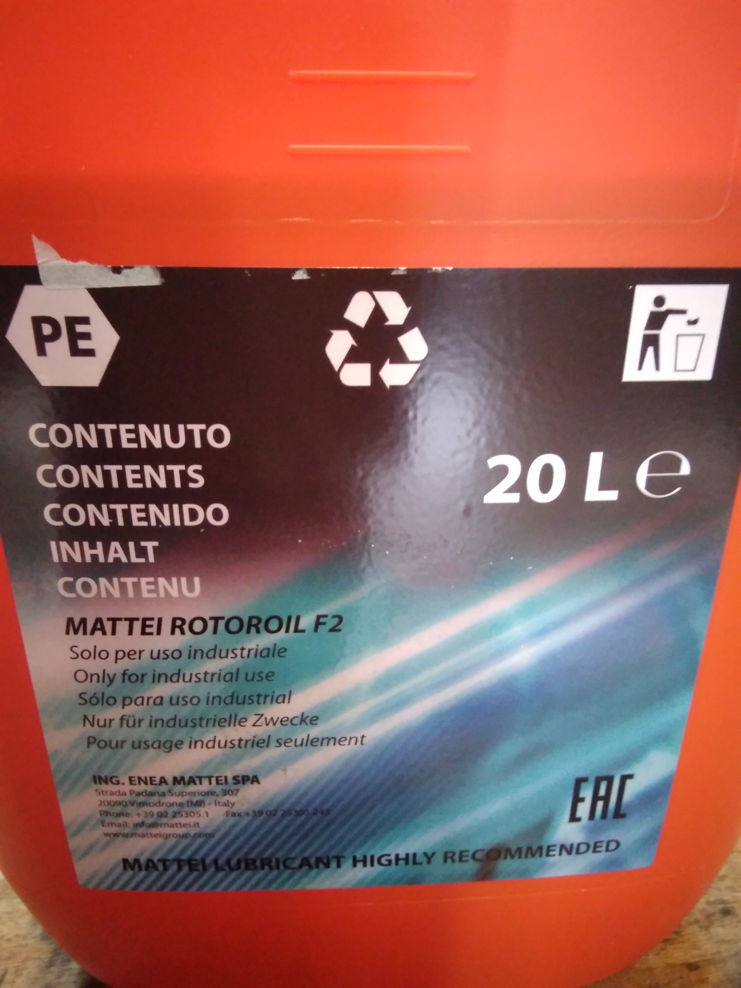 20001306  ROTOROIL F2 20l