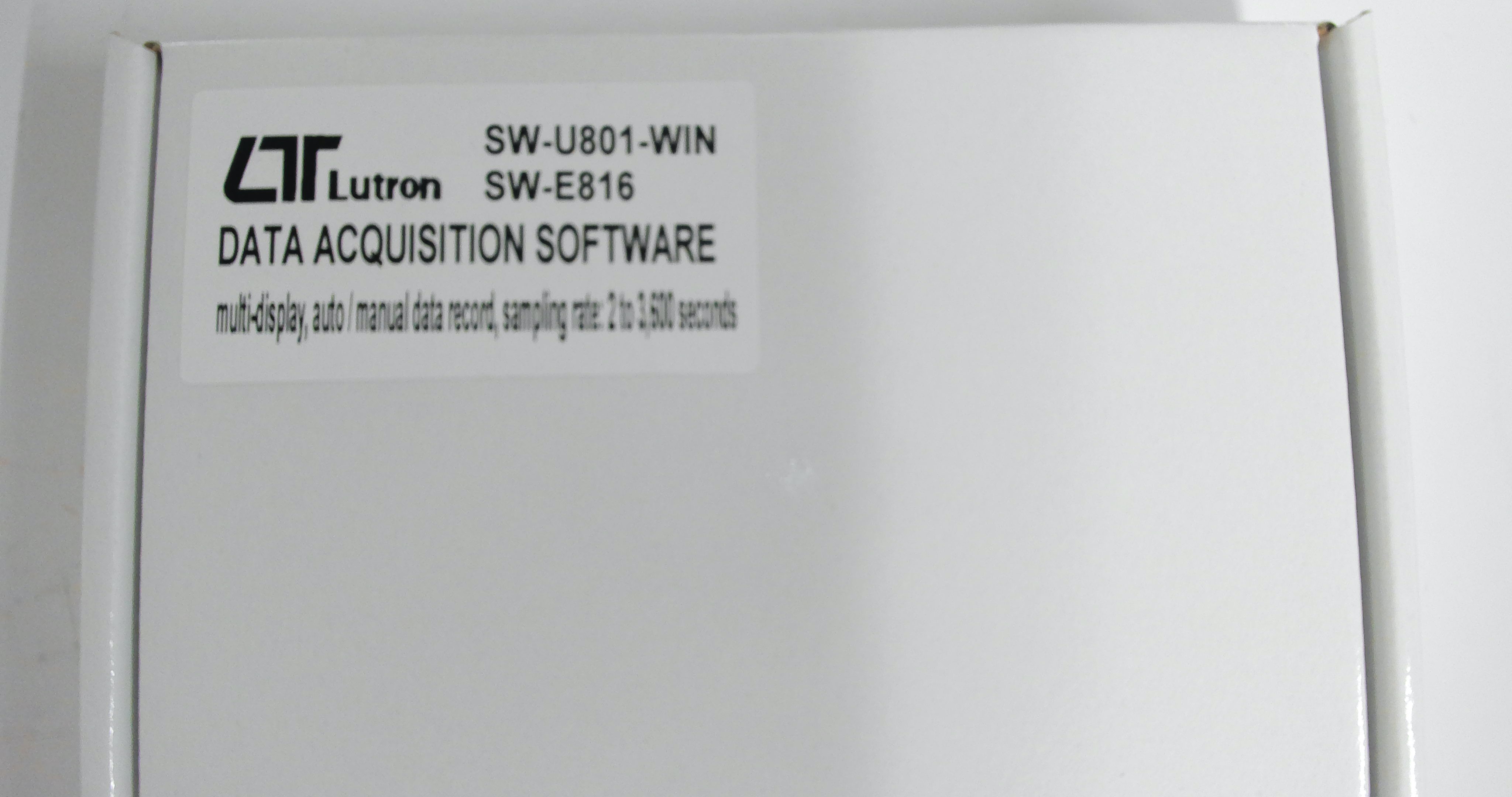Data acquisition software LUTRON U801 WIN- E816