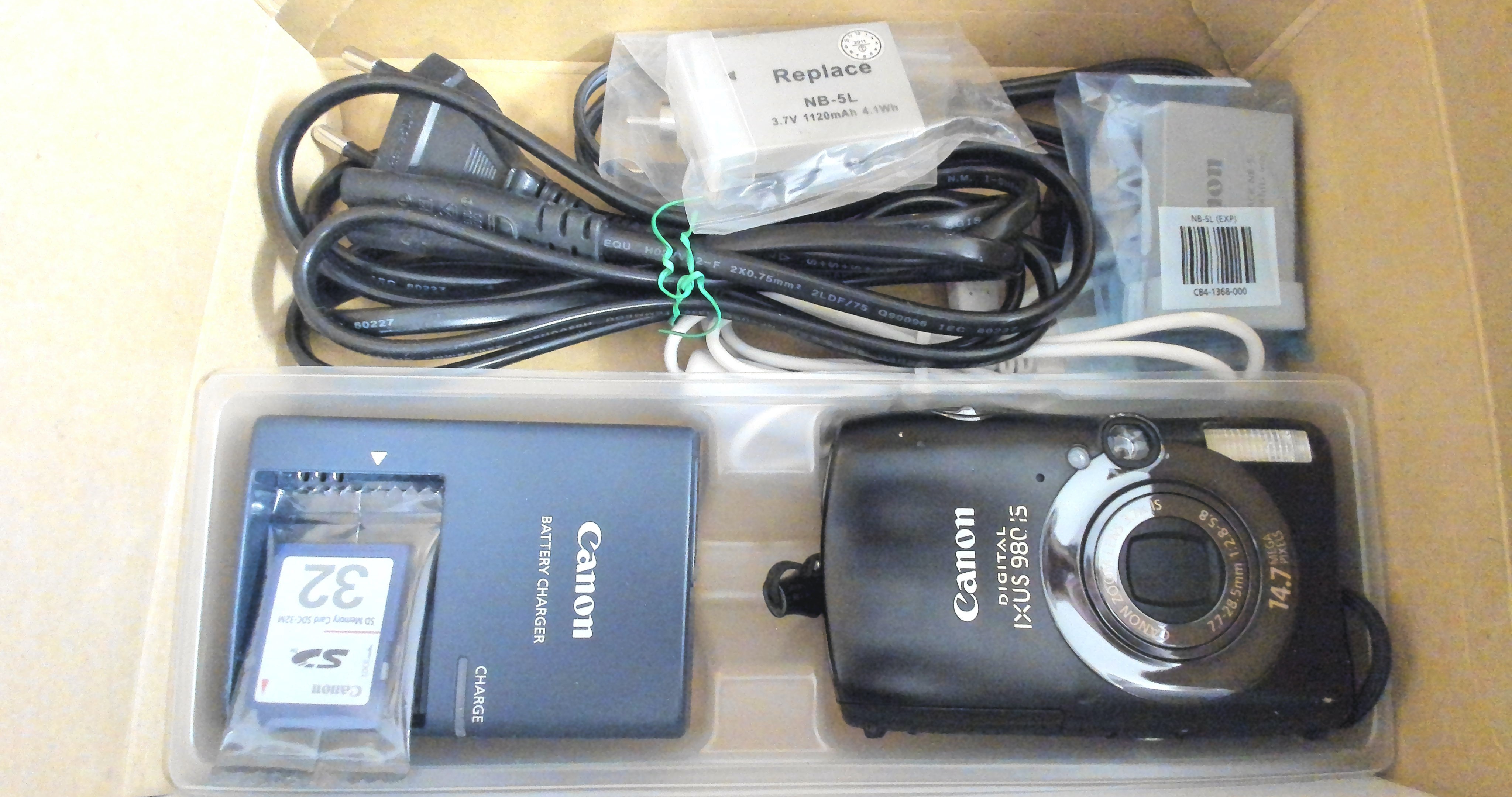 Digitalkamera Canon Digital Ixus 980 IS - komplett und gut