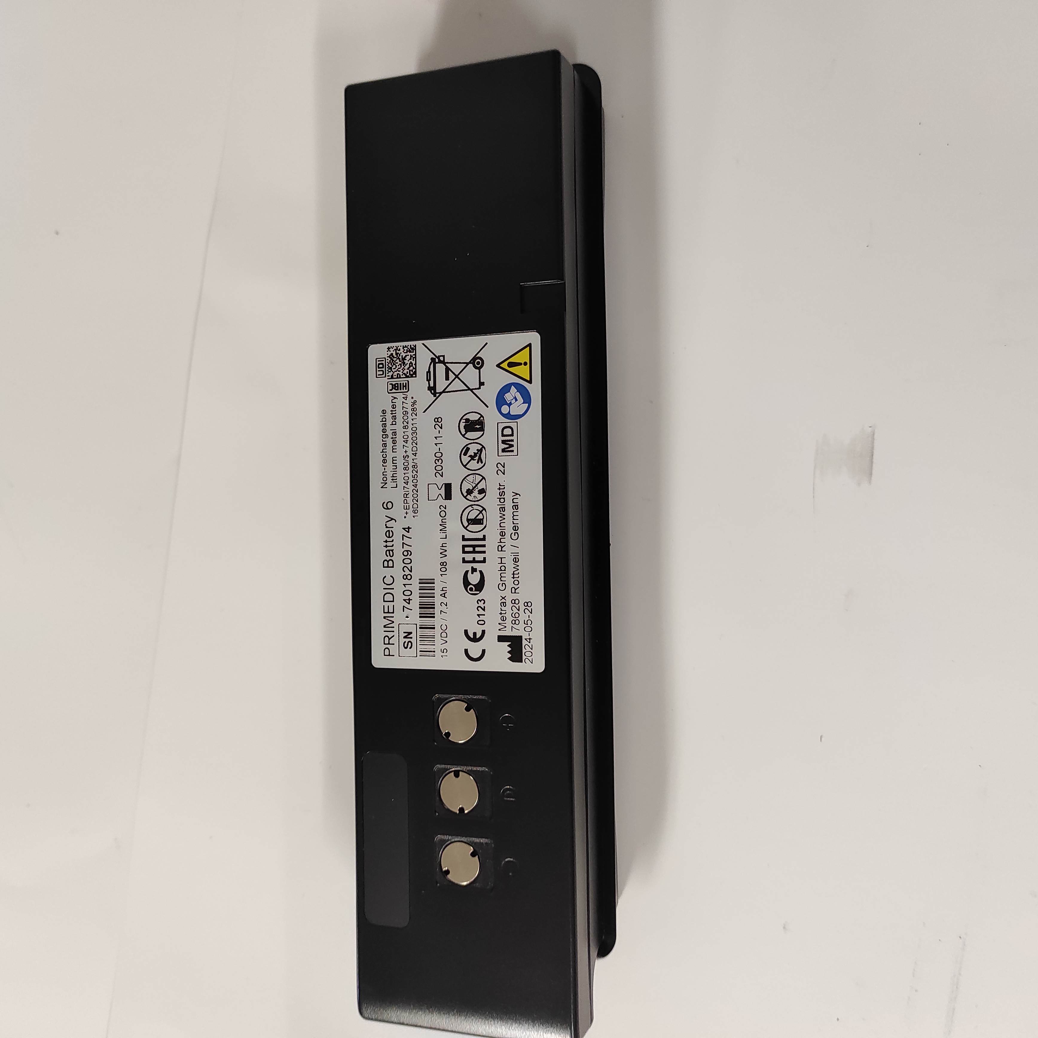 battery for PRIMEDIC HeartSave AED-M / 97641