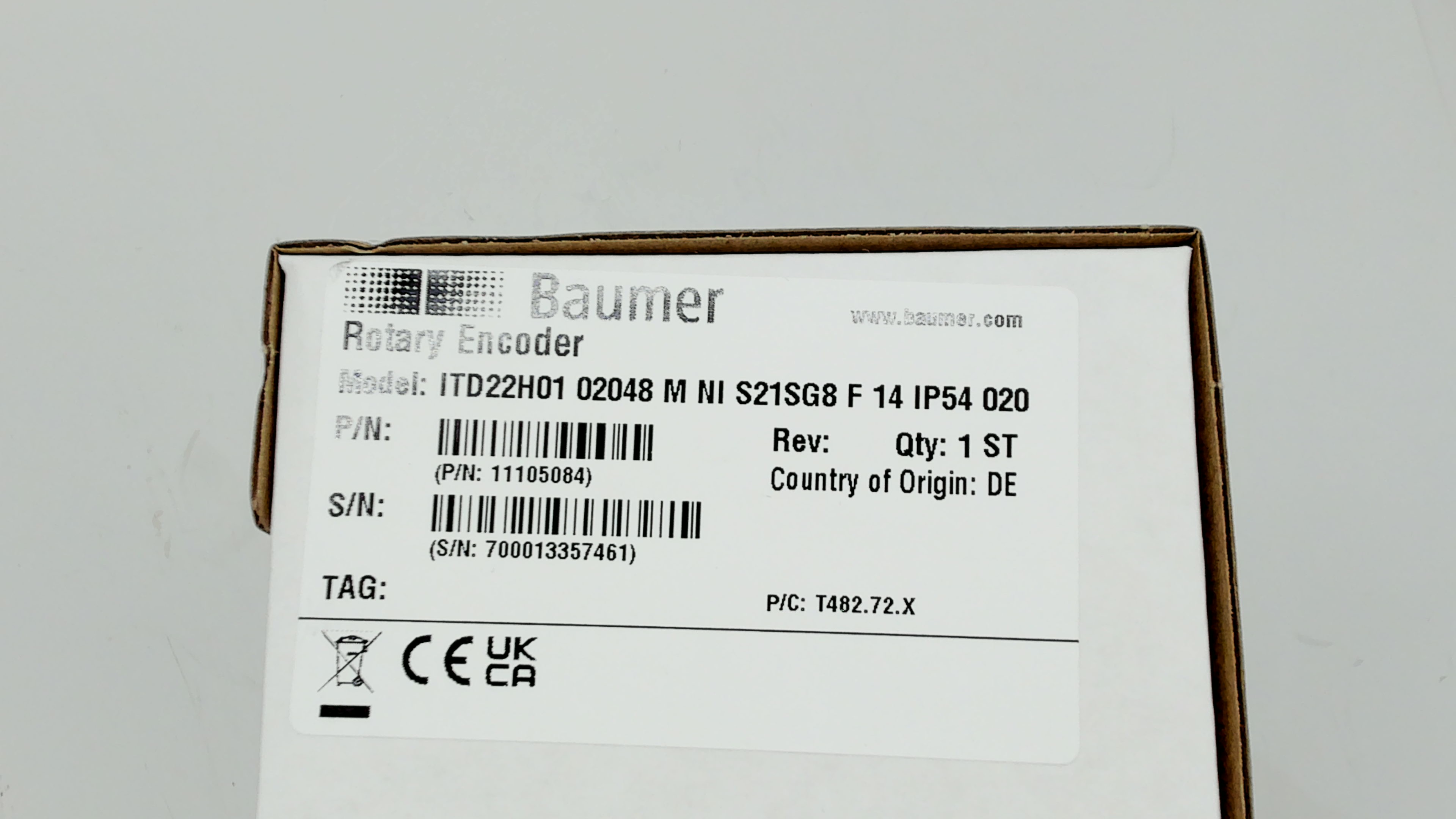 ITD22H01 02048 M NI S21SG8 F 14 IP54 020
