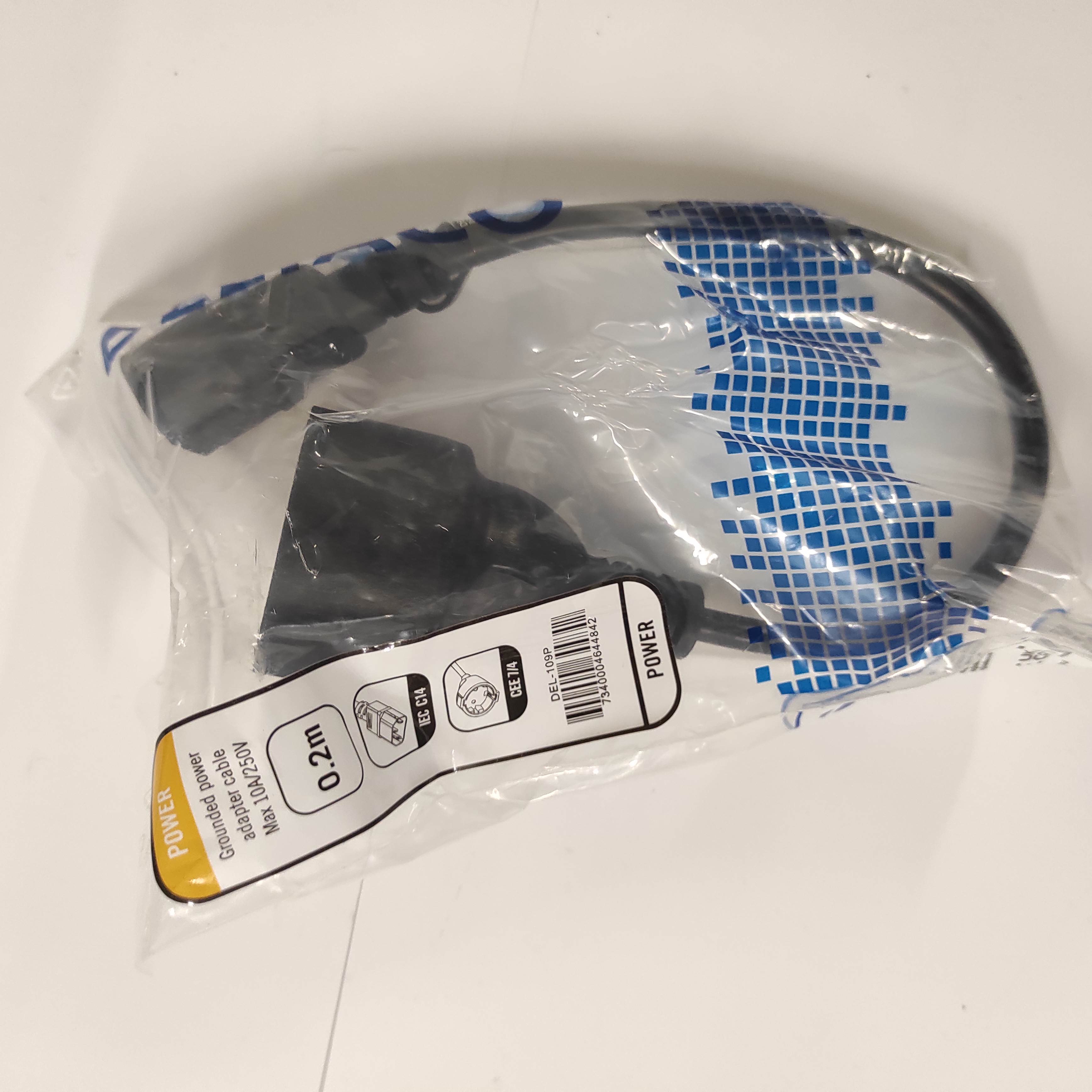 Adapter-IEC60320-E-CEE7/3 Adapter, 20cm