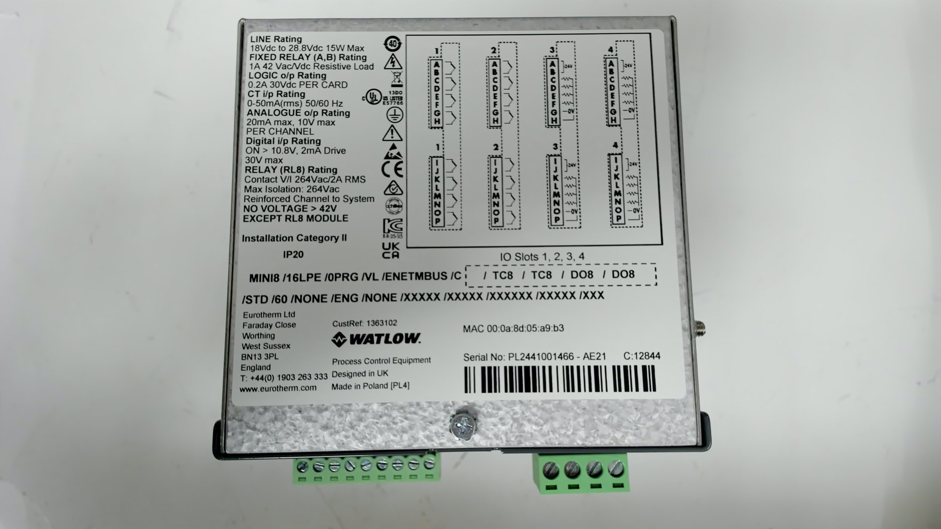 MINI8/16LPE/0PRG/VL/ENETMBUS/C/TC8/TC8/DO8/DO8/STD/60/ NONE/ENG/NONE/XXXXX/XXXXX/XXXXXX/XXXXX/XXX