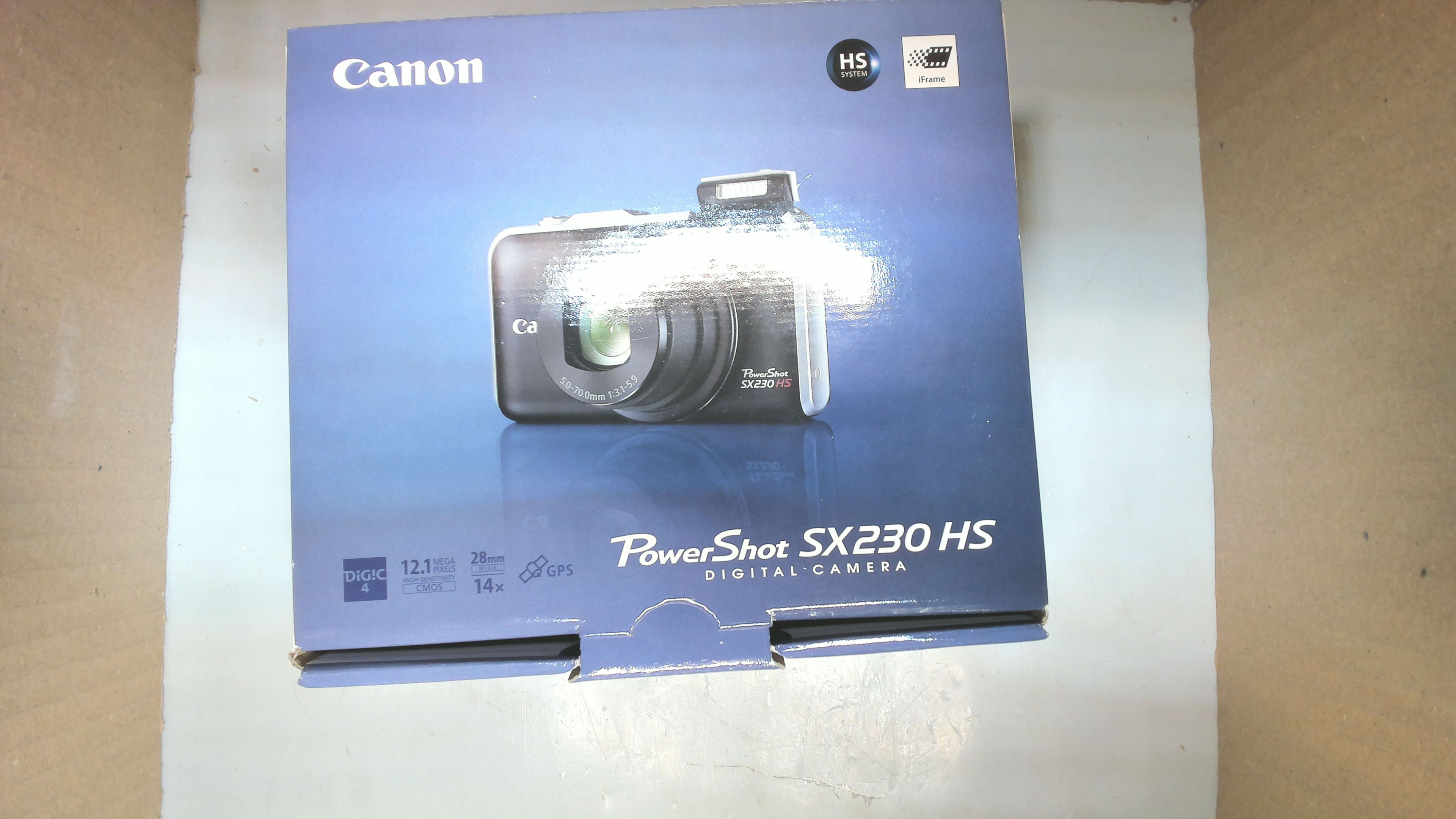 Digitalkamera Canon PowerShotSX 230 HS inkl. Zubehör