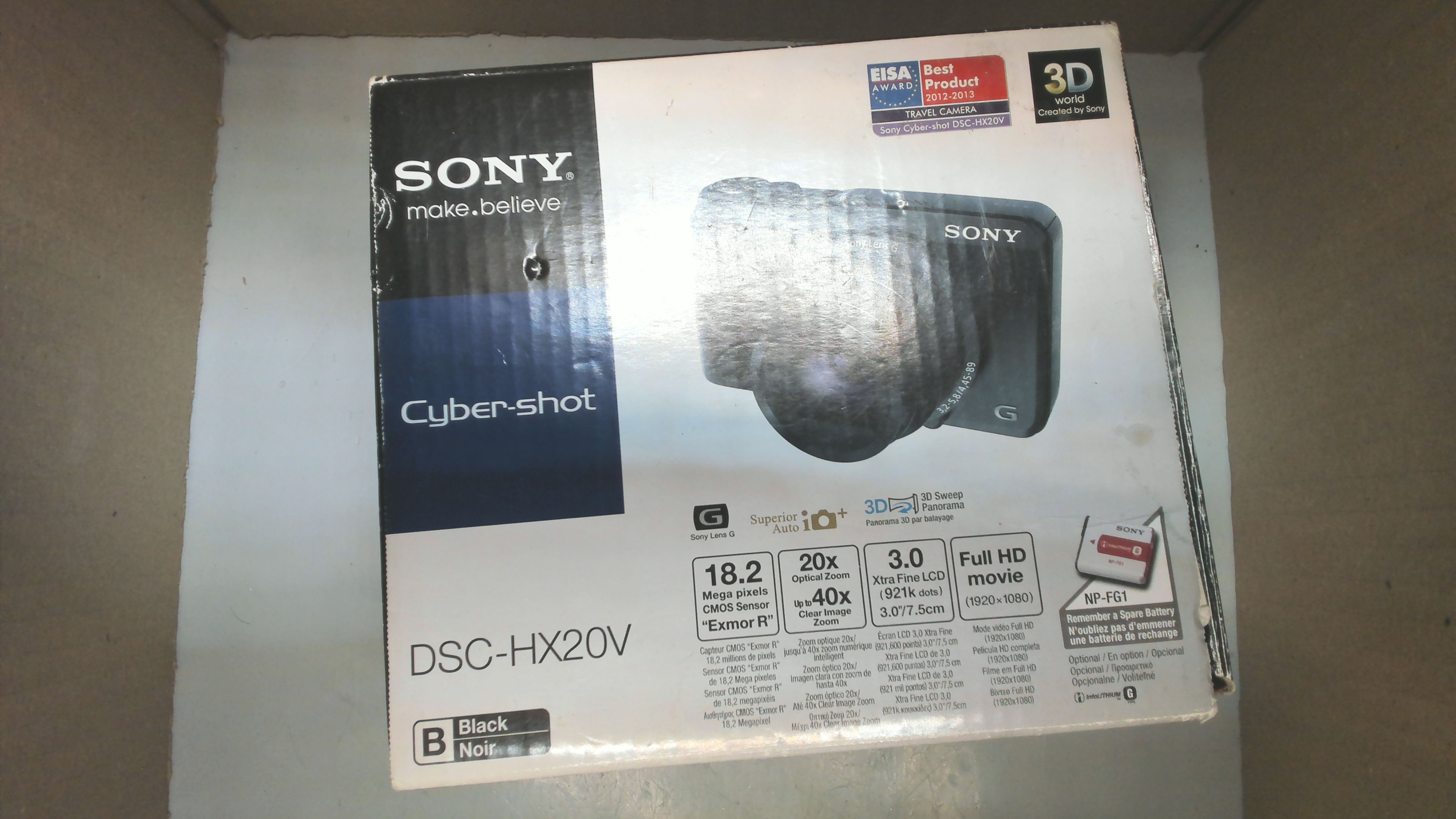 Sony DSC HX20V Digitalkamera 20 x optisch
