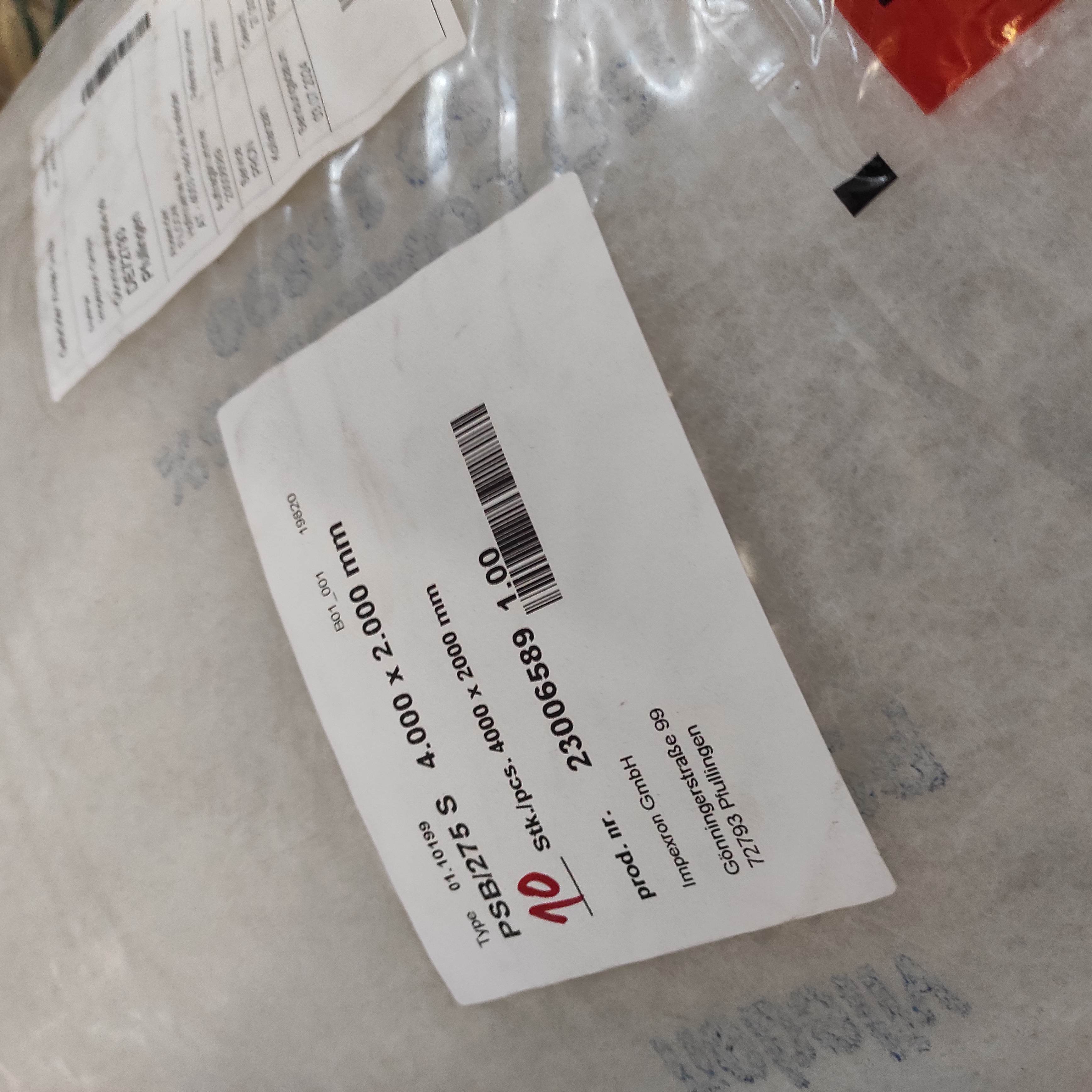 PSB/275 S 4.000 x 2.000 mm