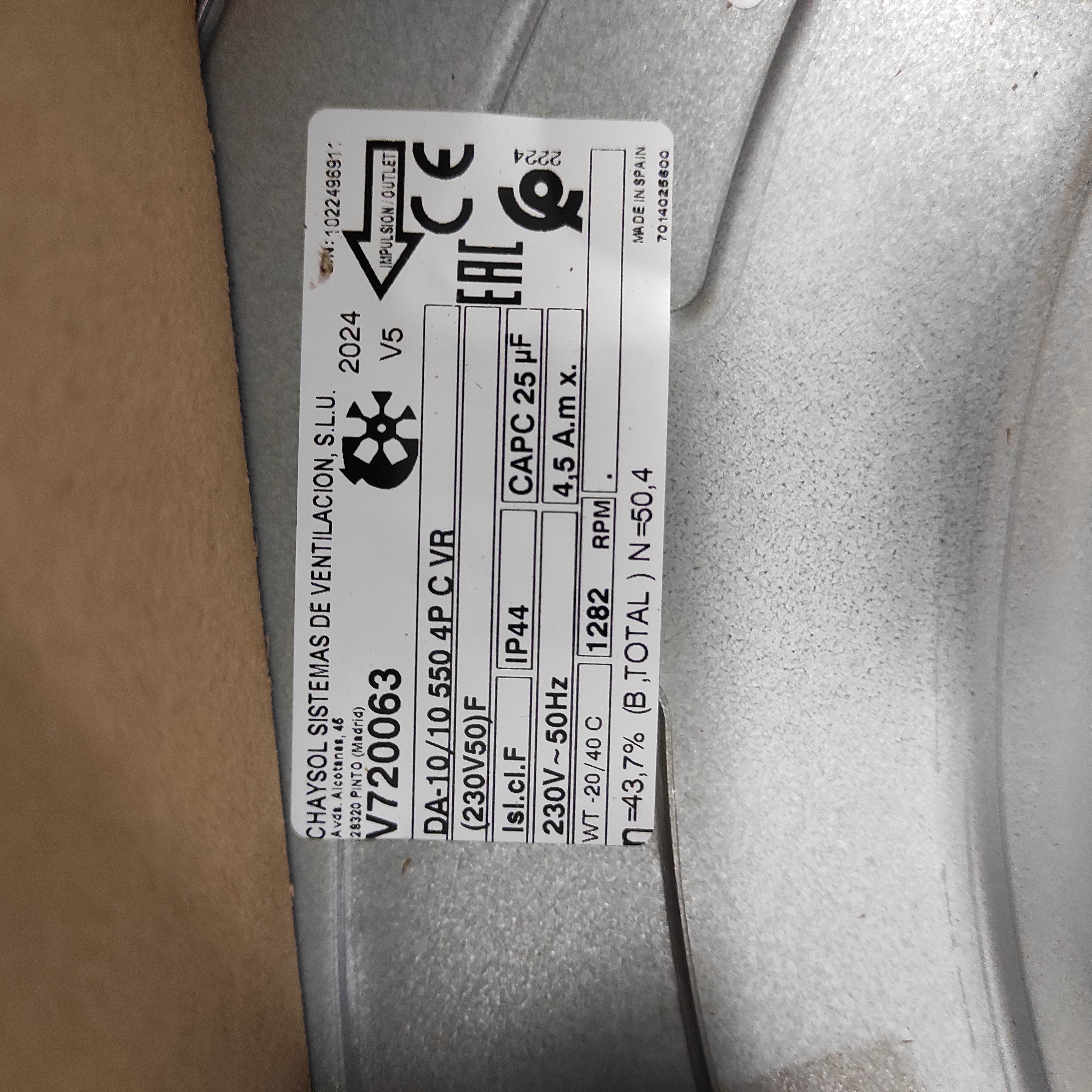 V720063 DA 10/10 550 Watt 4 P