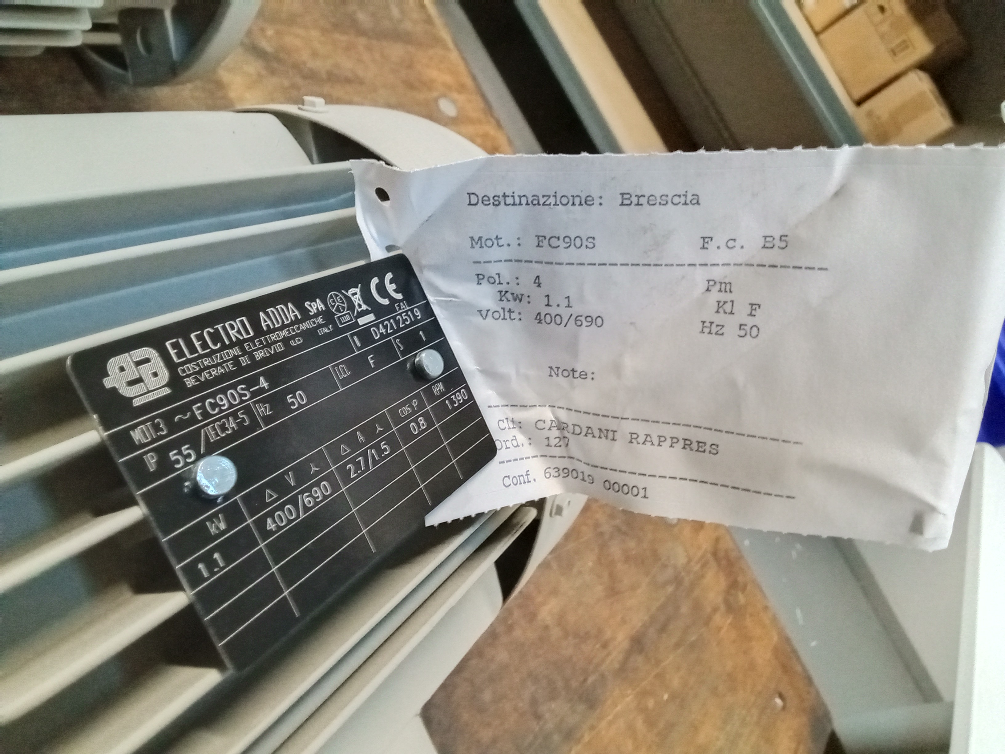 FC90S-4 1,1kW 4P 660/380V 50Hz B5