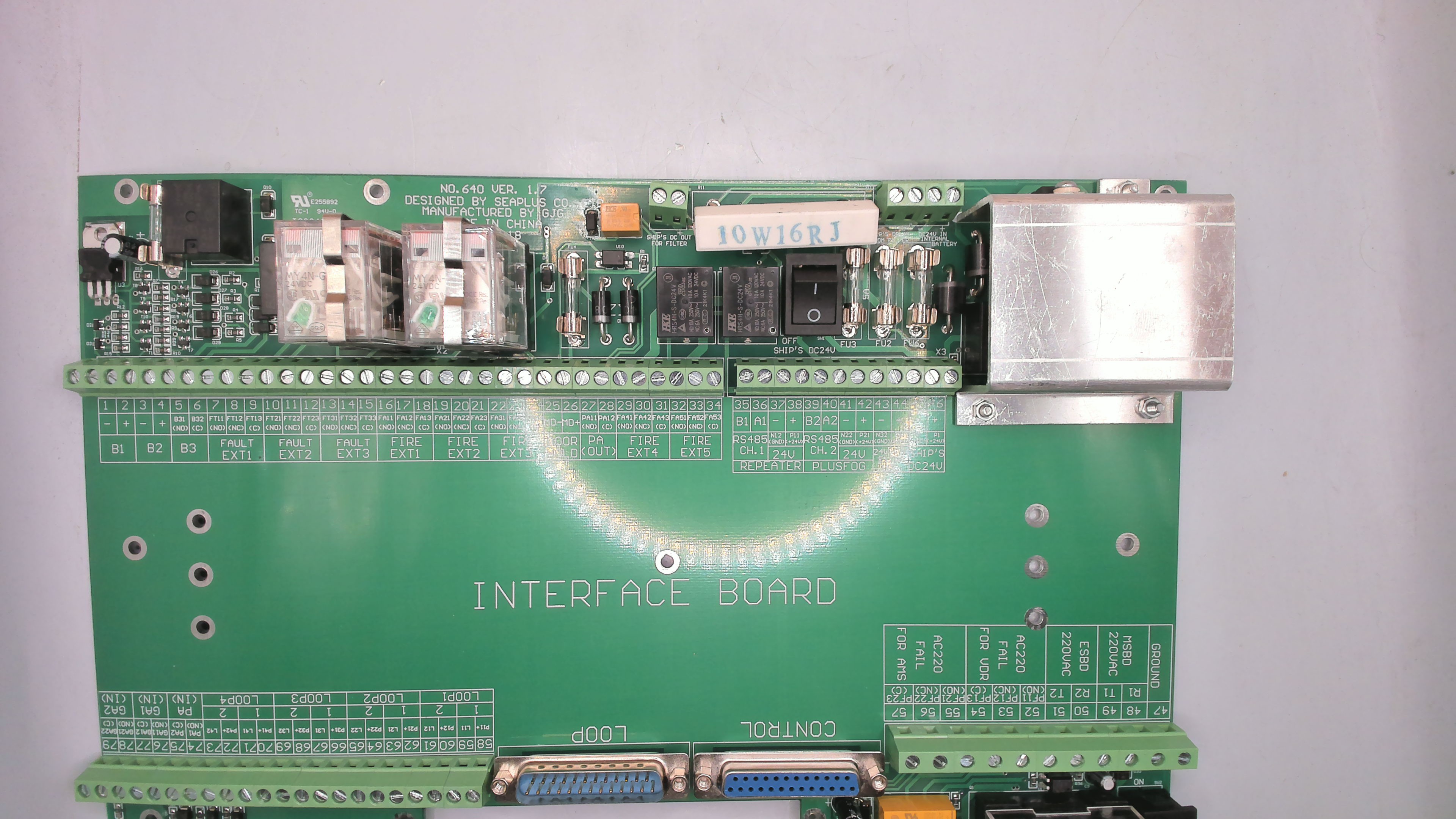 Interface Board for Fire alarm controller JB-QB-4508
