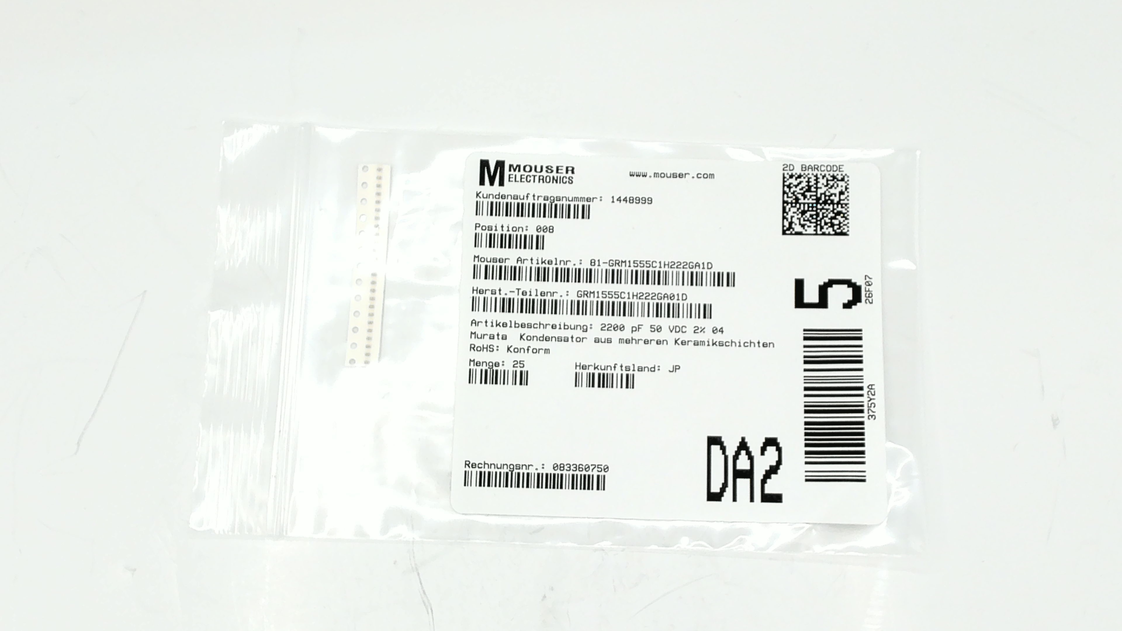 GRM1555C1H222GA01D
