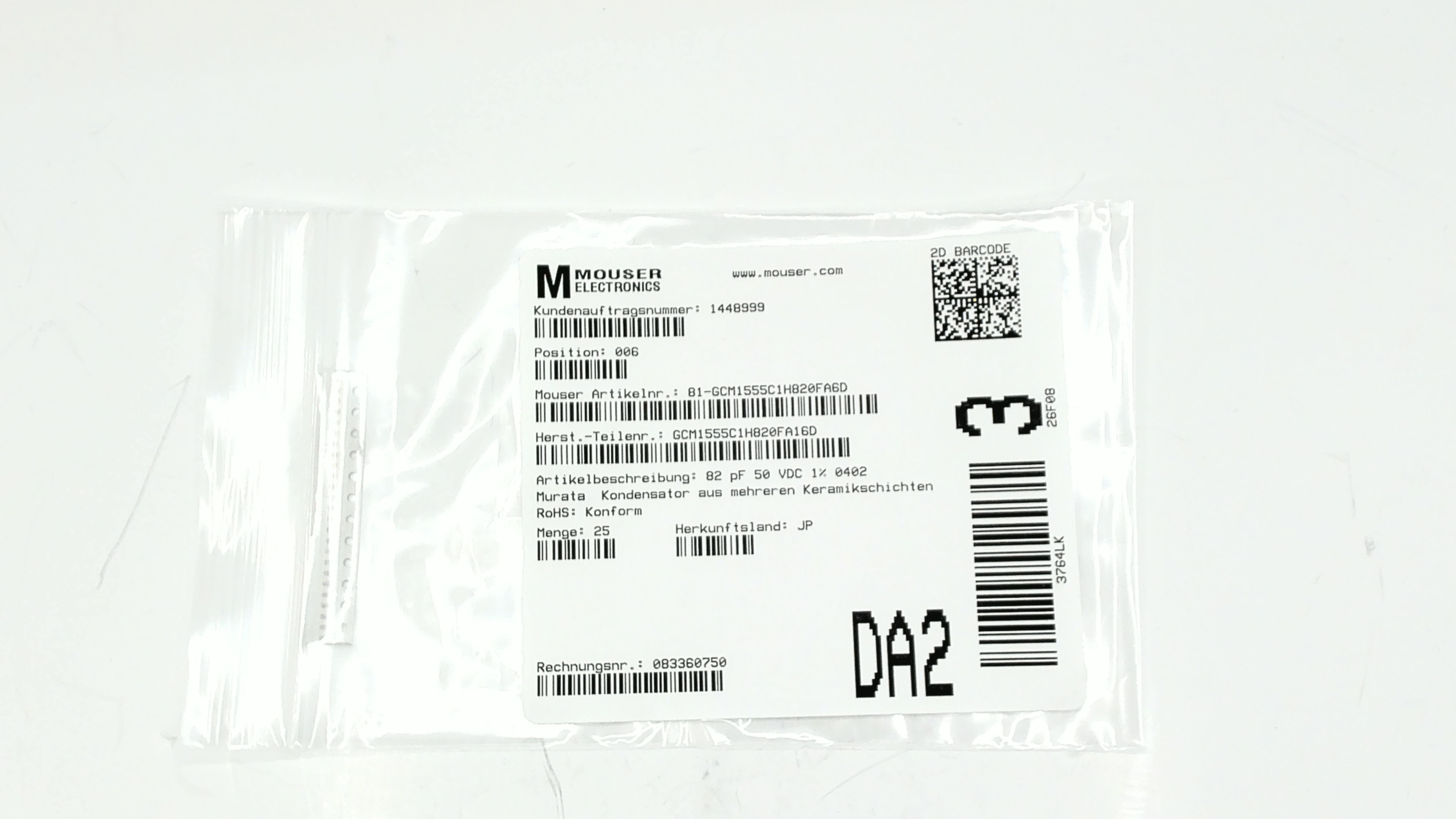 GCM1555C1H820FA16D