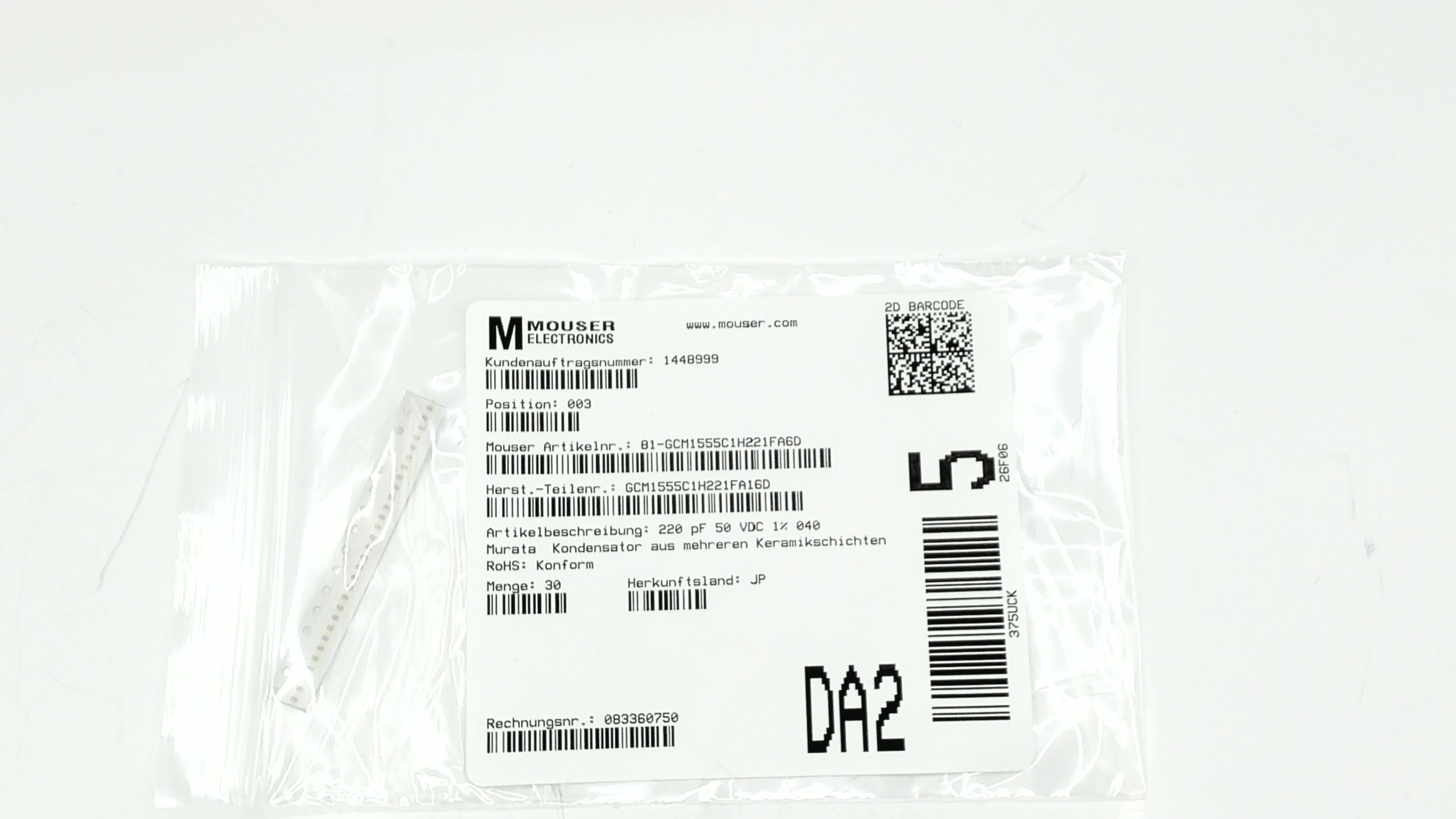 GCM1555C1H221FA16D