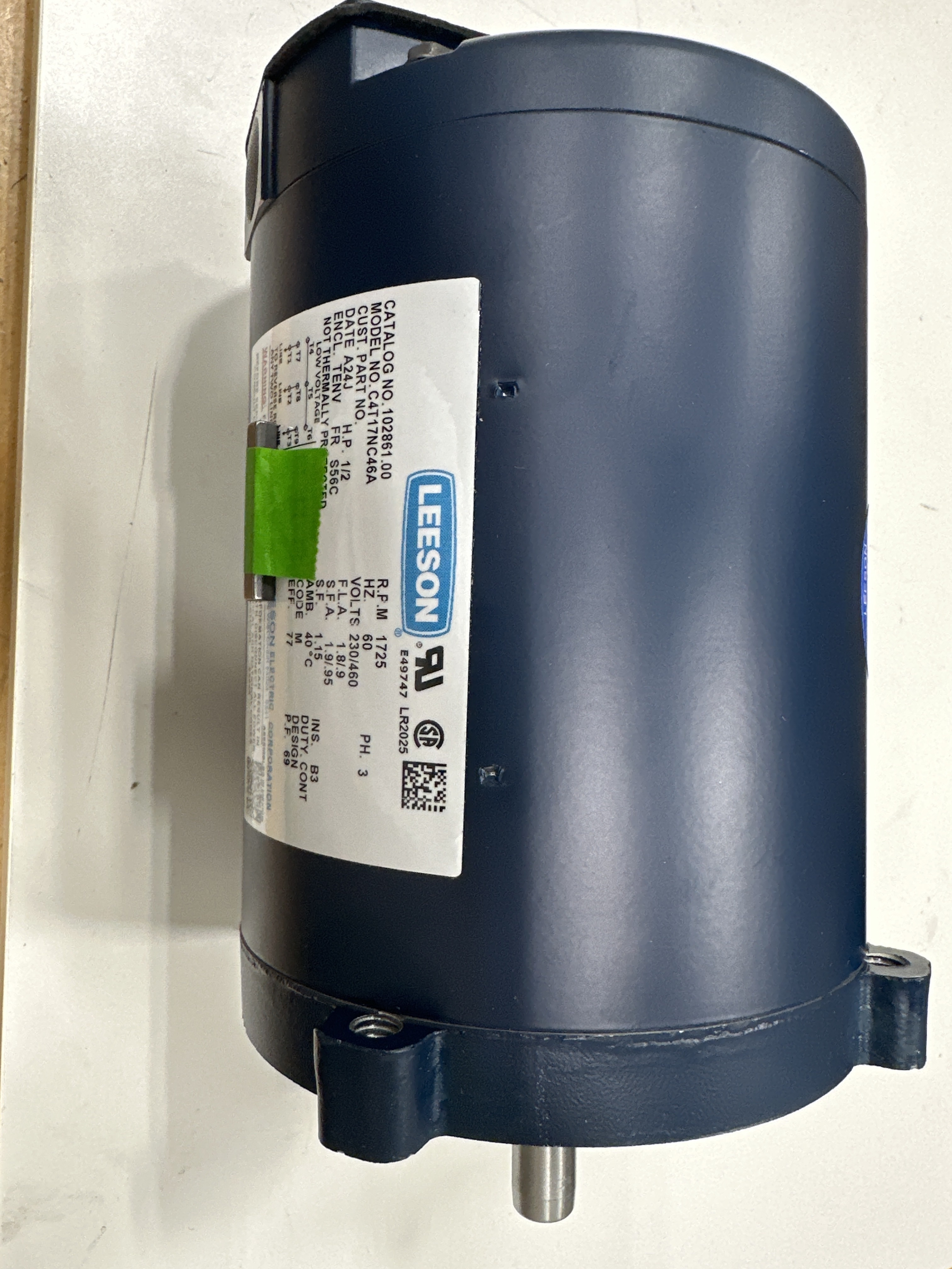 C4T17NC46A 1-2 HP 1725 RPM