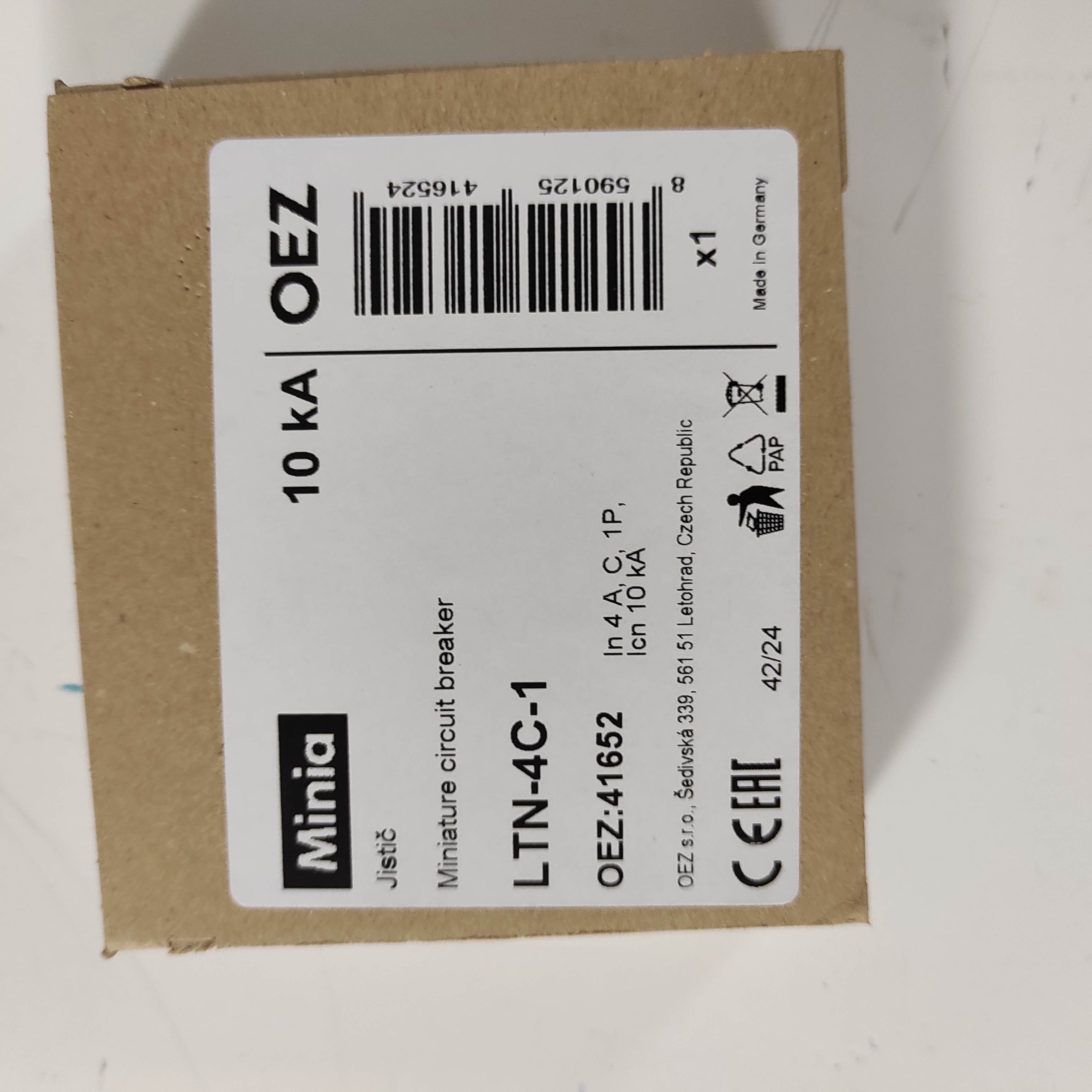 P/N: 41652, Type: LTN-4C-1