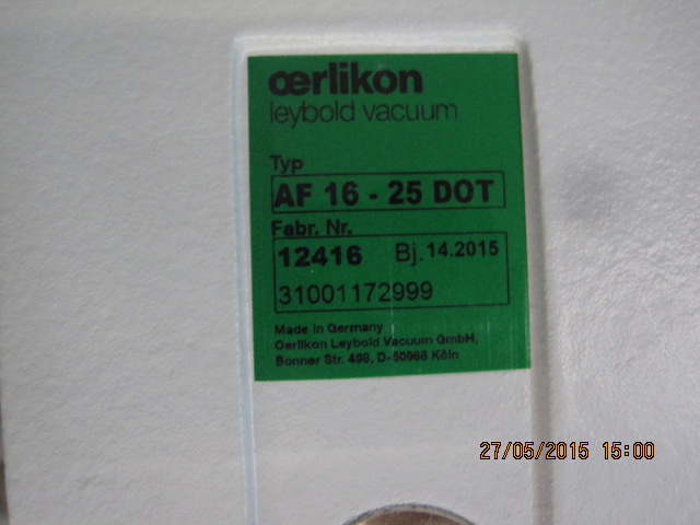 12416  AF 16 - 25 DOT  Auspuff-Filter  Anschluss DN 25KF