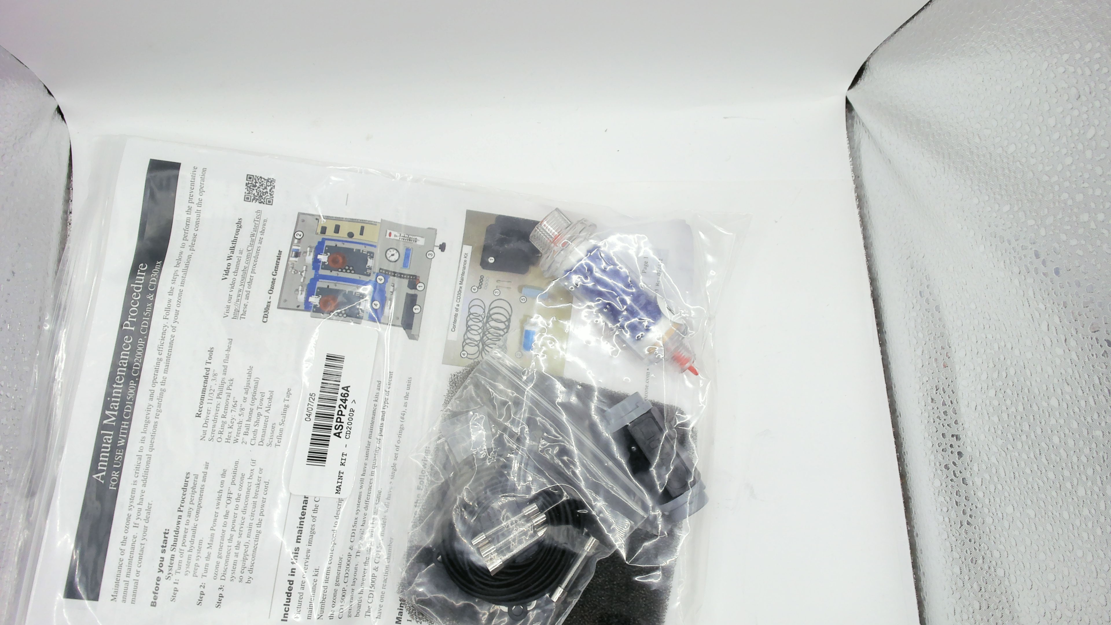 Maintenance kit Ozone: For- CD2000P