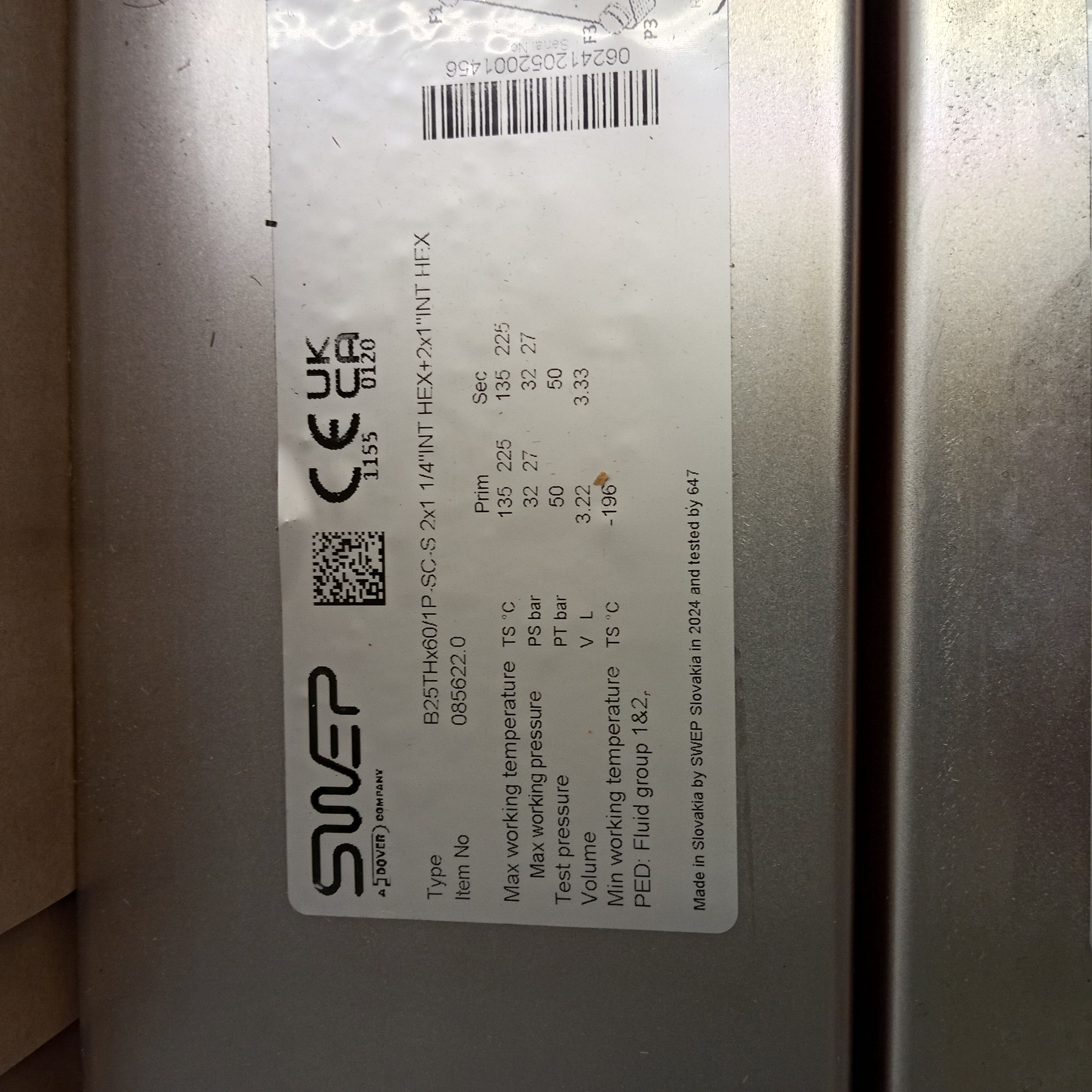 B25THx60/1P-SC-S 2X1 / PN: 13847-060