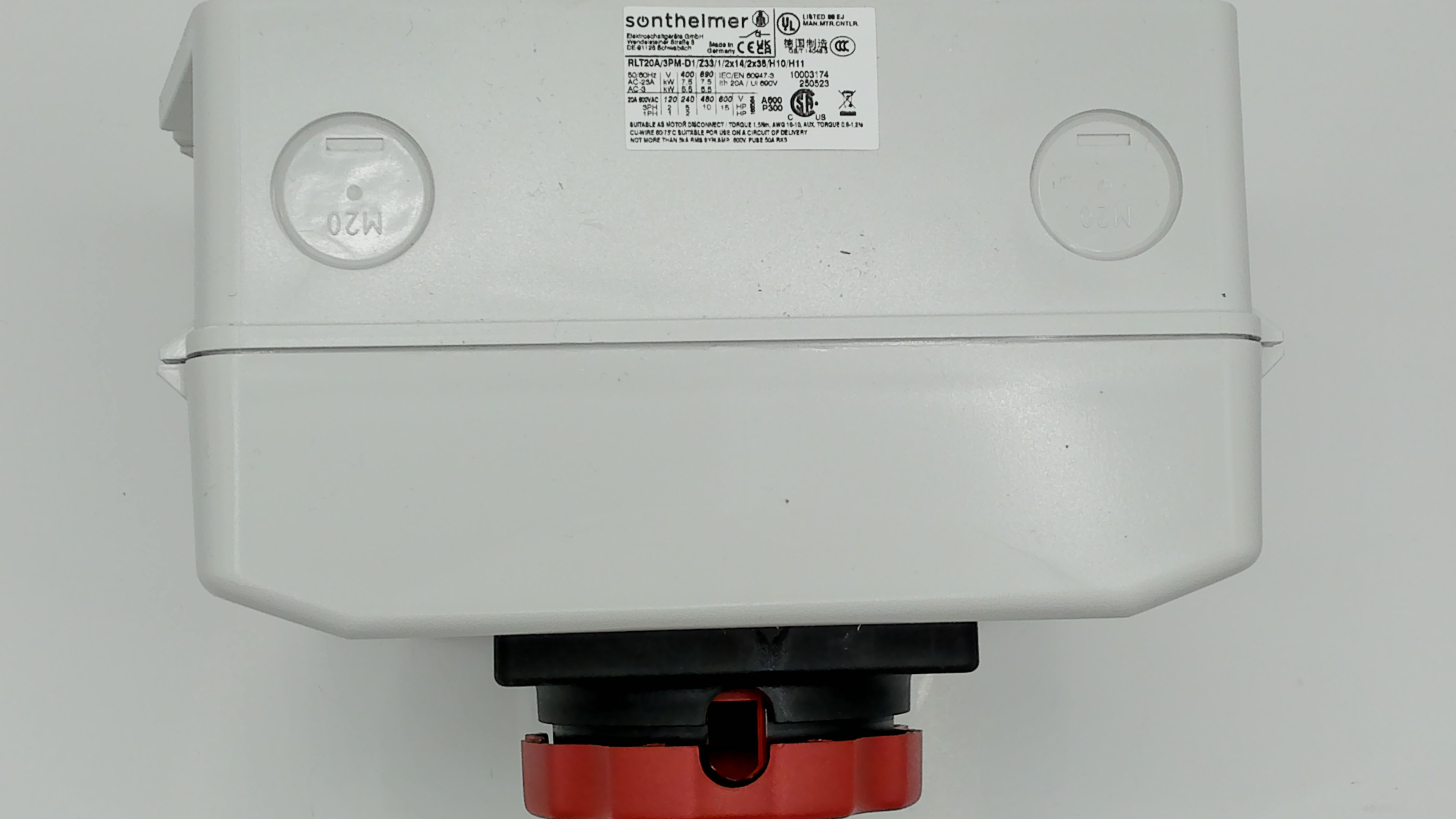 RLT20A/3PM-D1/Z33/1/2x14/2x36/H10/H11