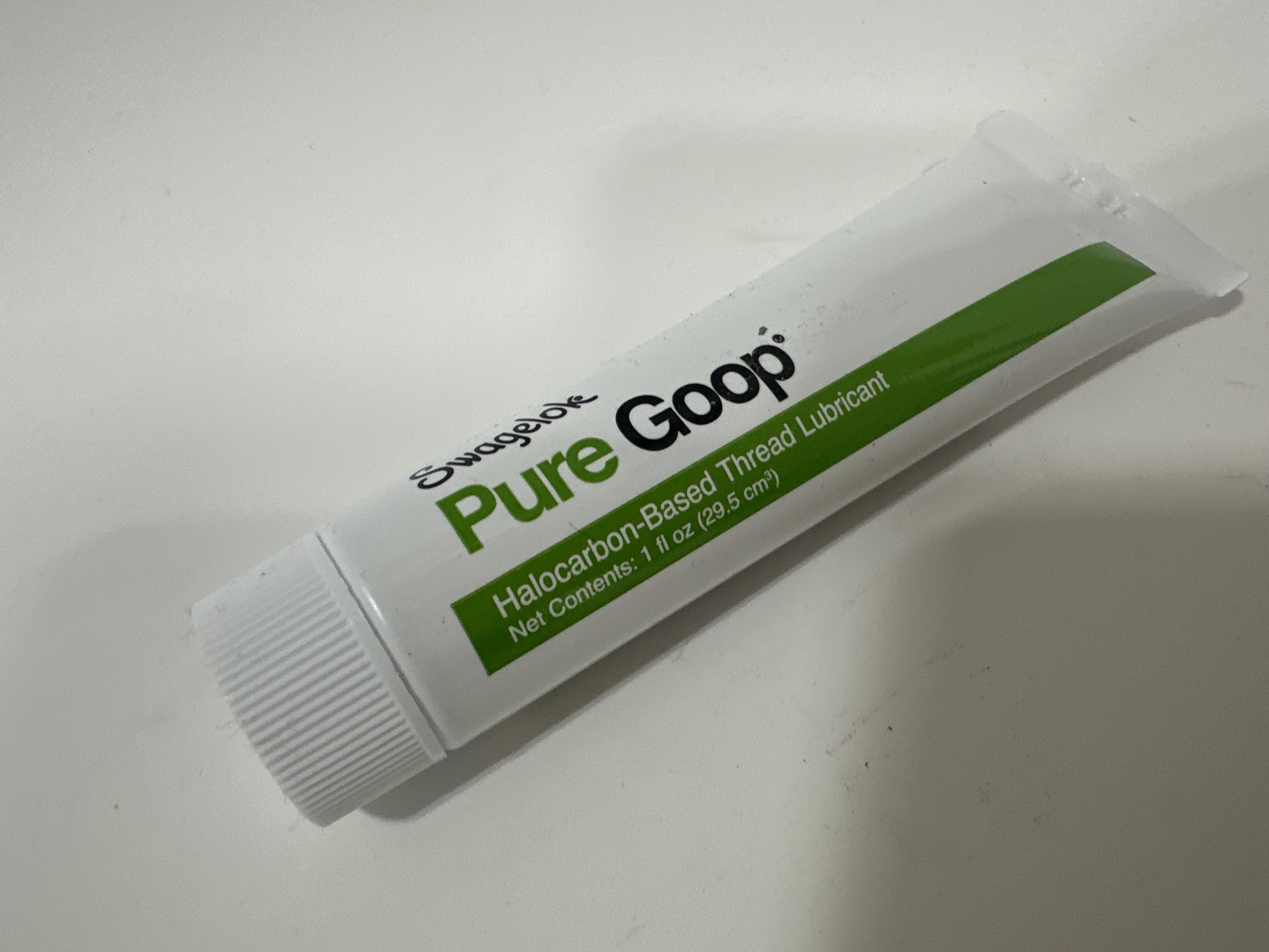 Pure Goop™ Thread Lubricant, Halocarbon-Based, 1 oz. (29.5 cm3) Tube