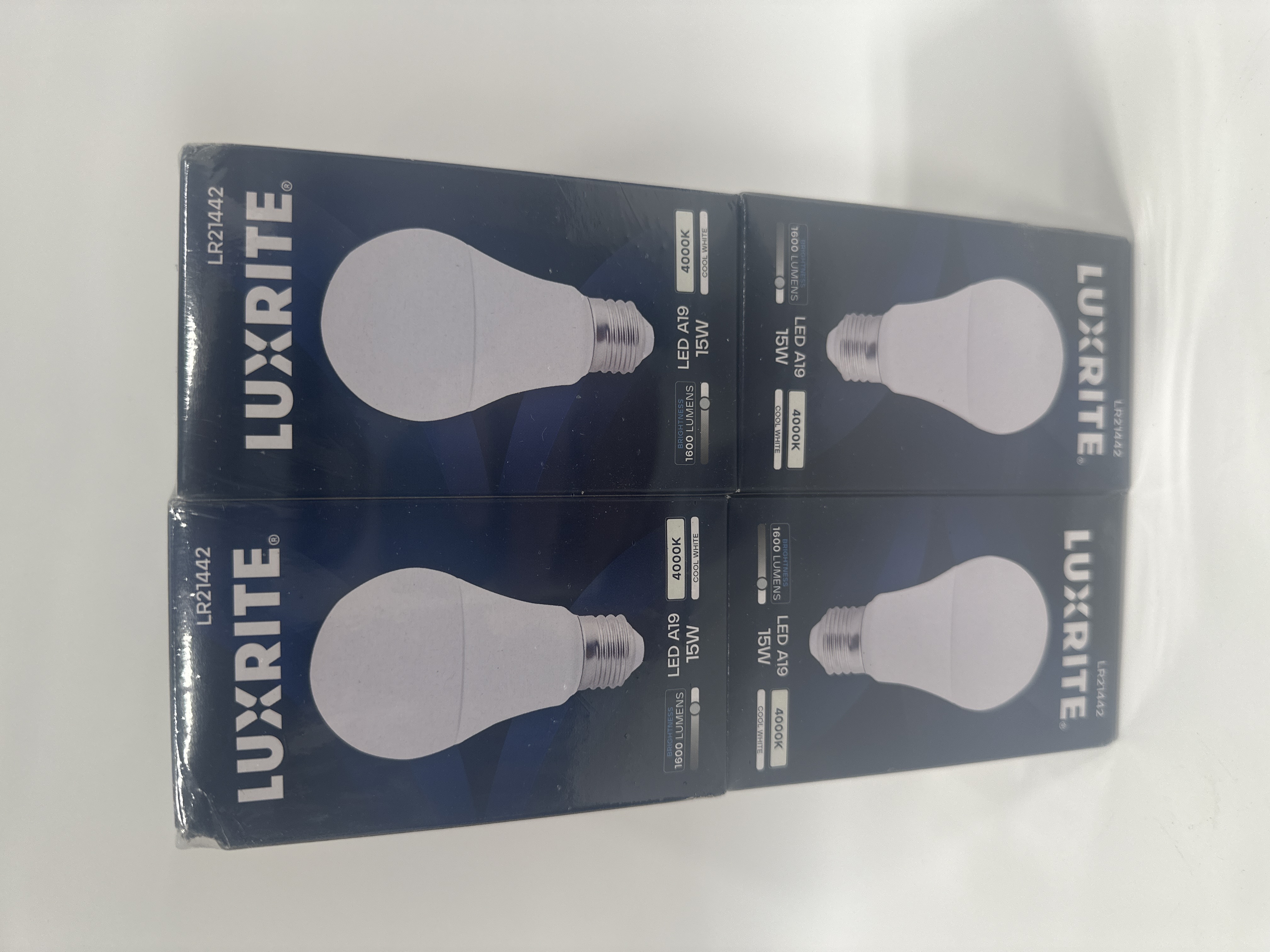 4000 K 1,600 lm A19 bulb- Cap-Base E26