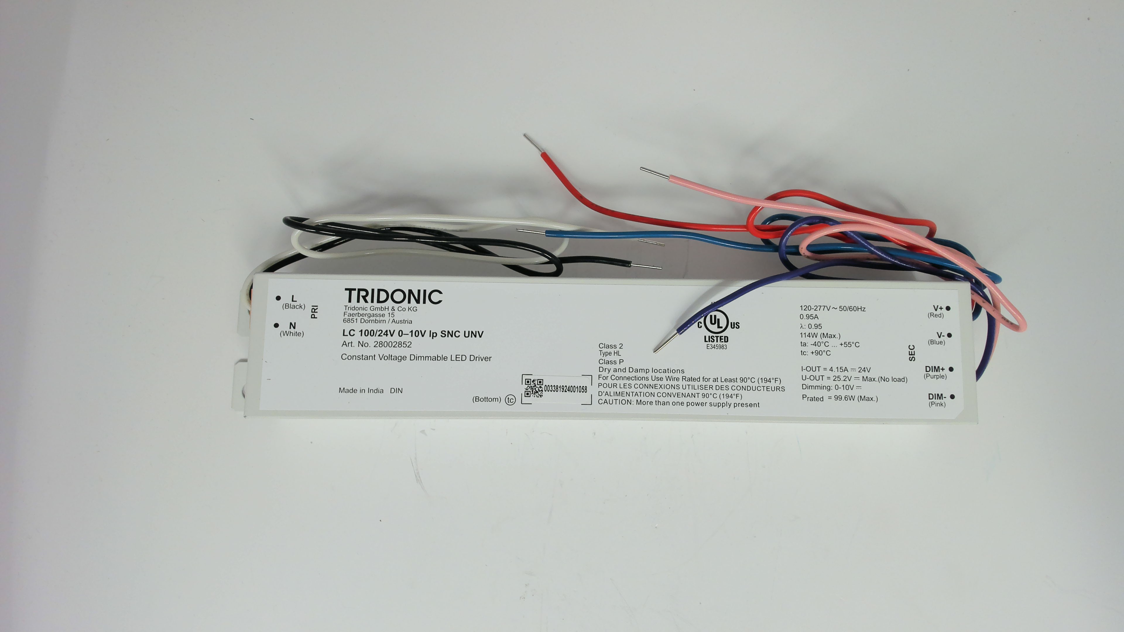 LC 100W 24V 0-10V lp SNC UNV - 28002852