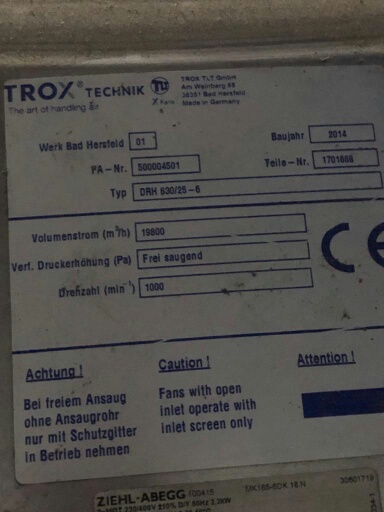 DRH 630/25-6 - obsolete ,replaced by  DRVF 630/30- 8