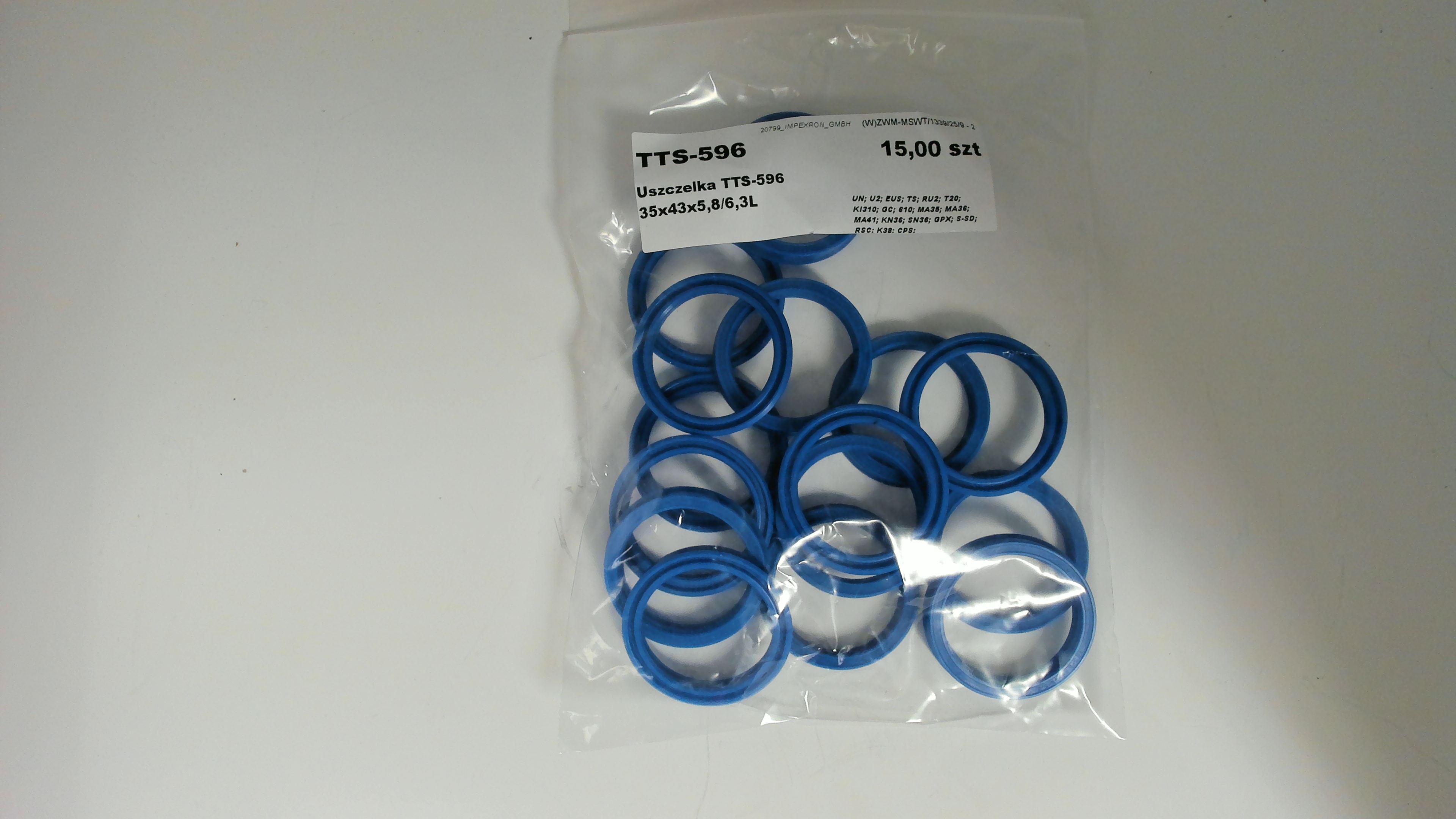 TTS-596 35x43x5,8/6,3L