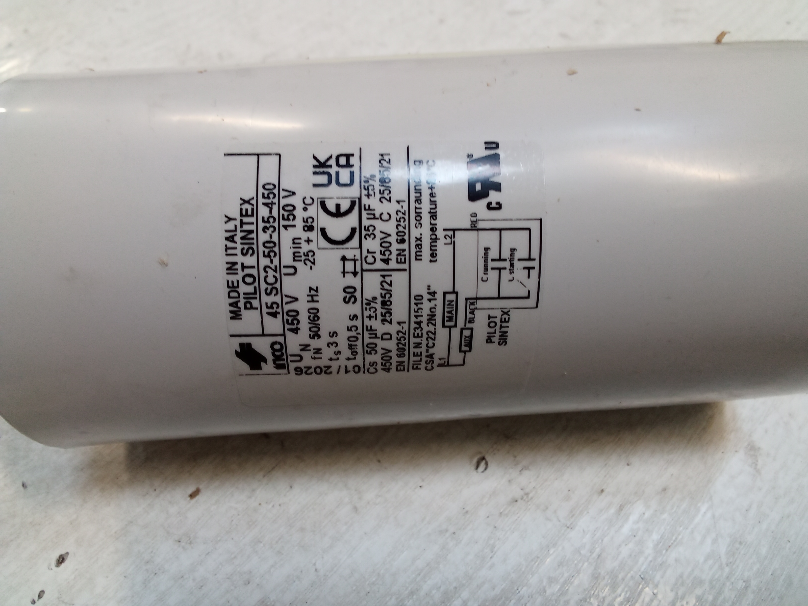 sintex45 pilot S1-50-35-450