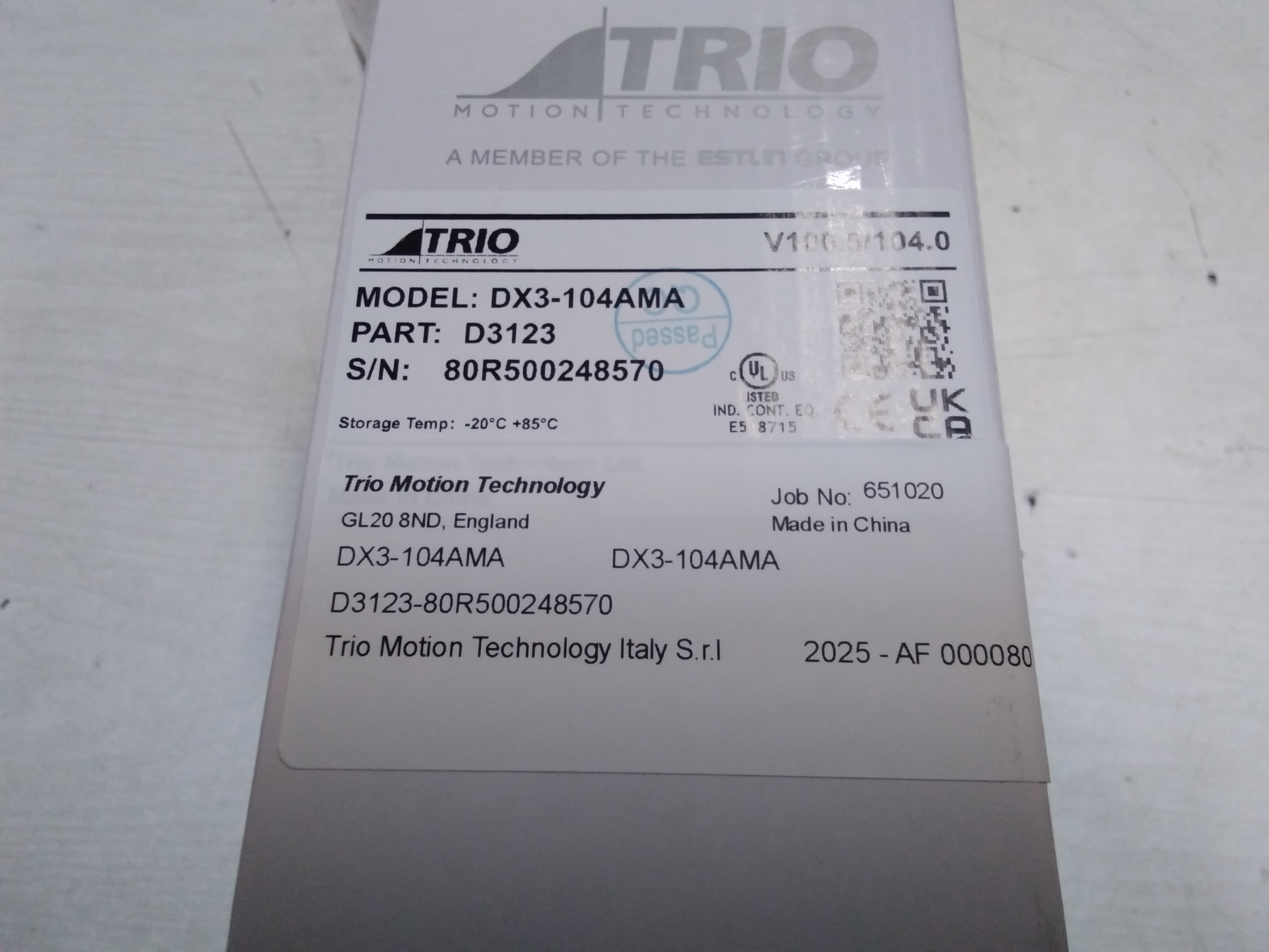 DX3-104AMA