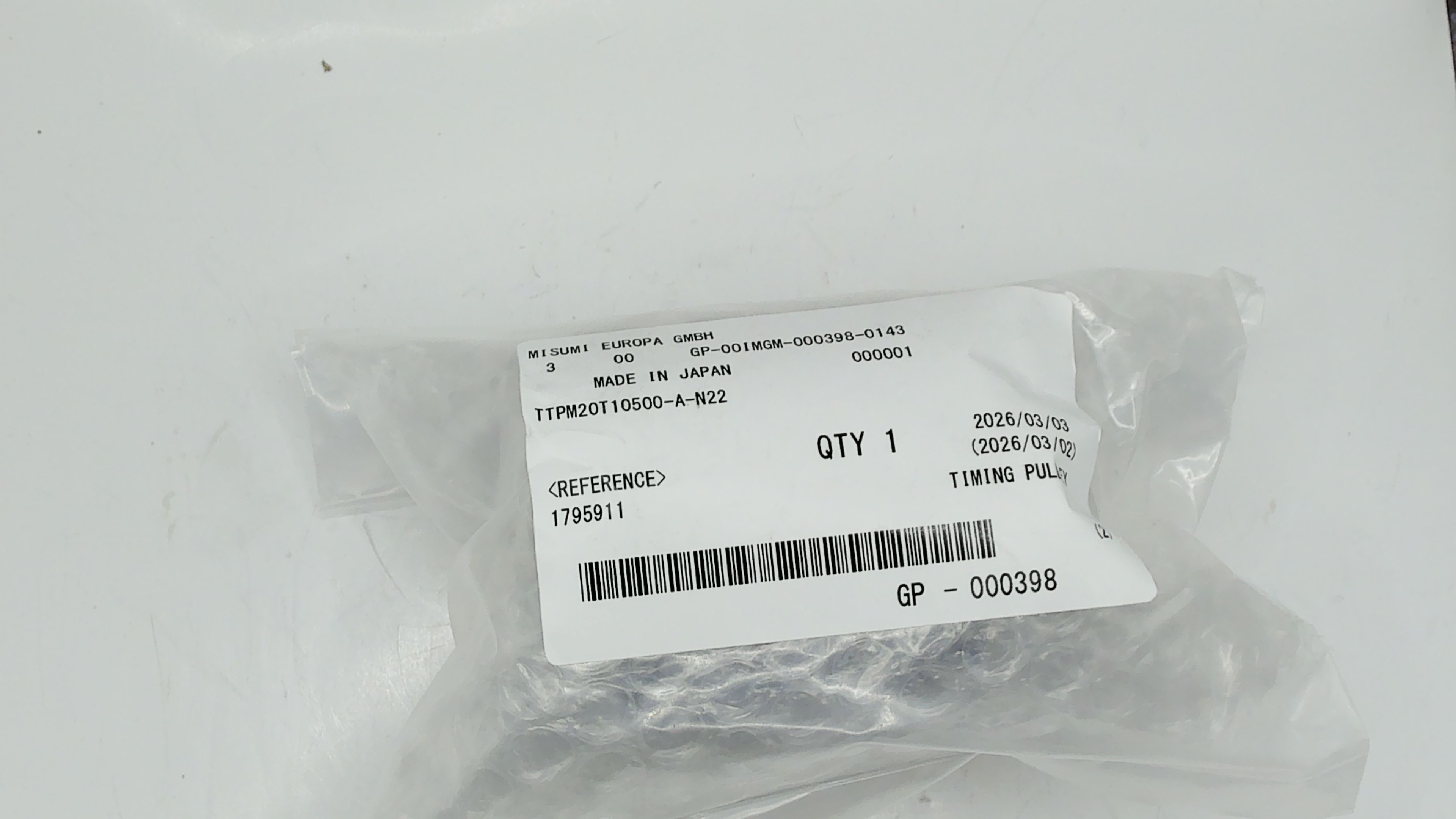 TTPM20T10500-A-N22