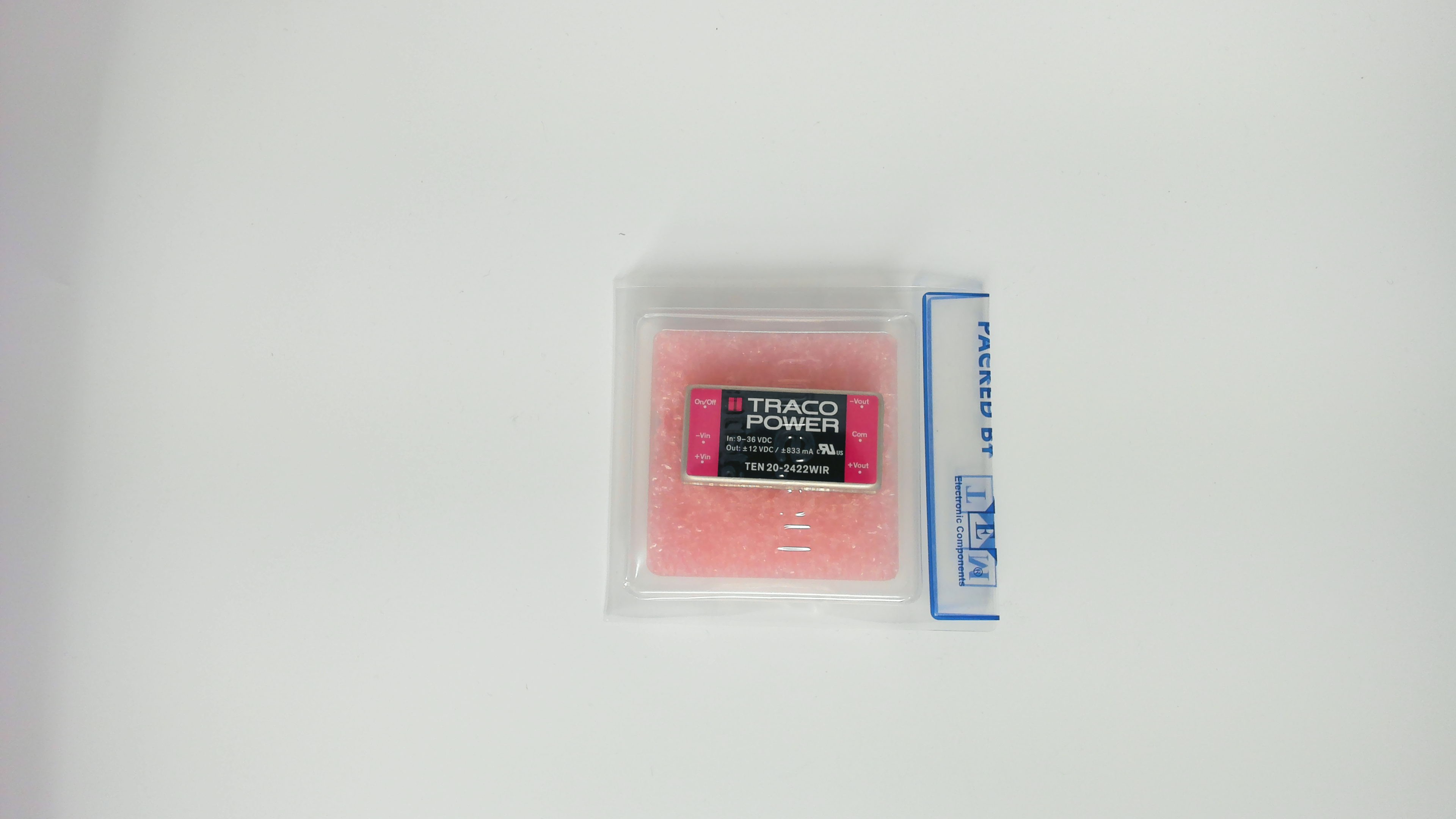 TEN 20-2422WIR +-12VDC / +- 833 MA 9-36 VDC
