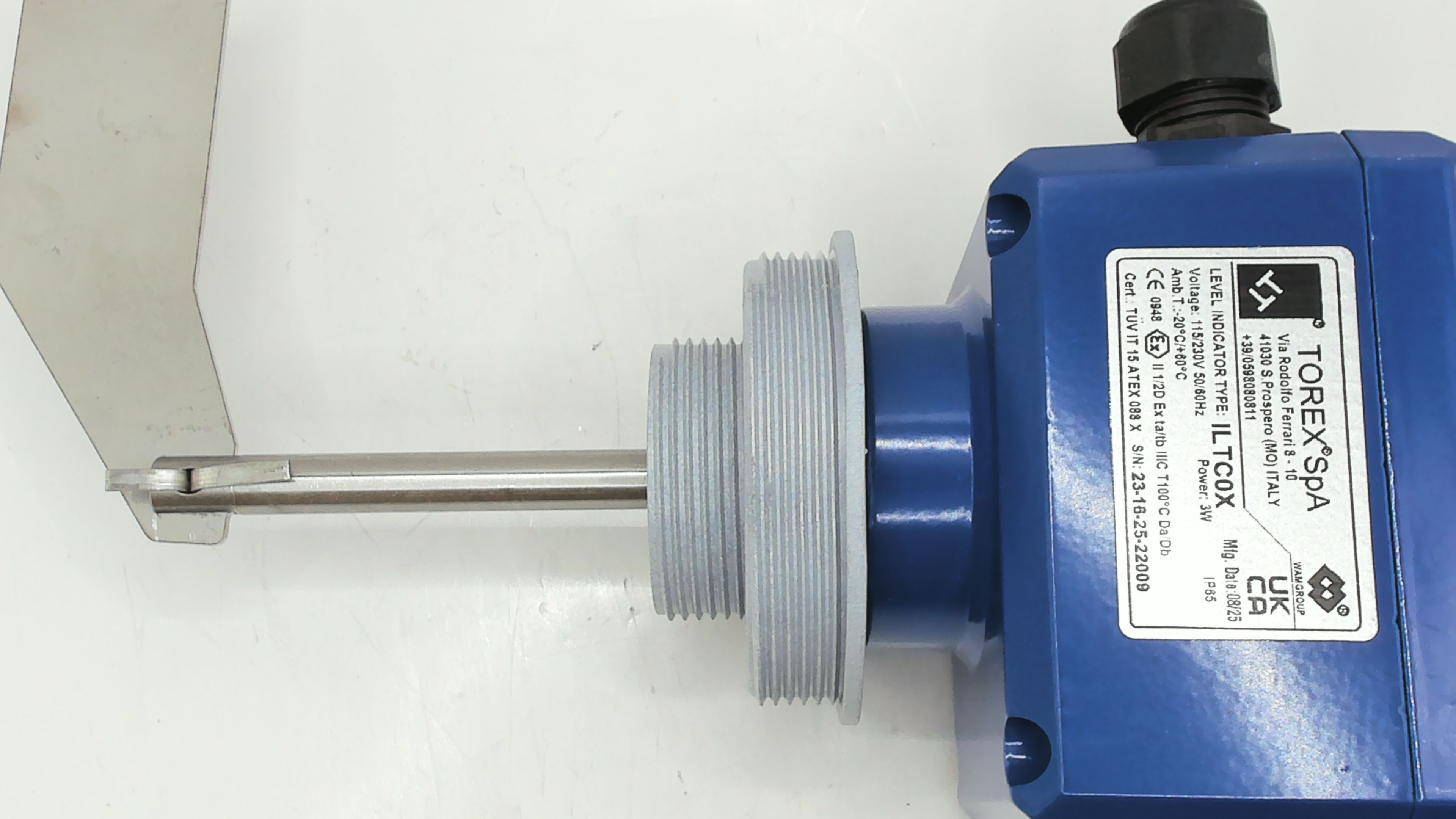ATEX II 1/2D Dust Ex 230 V / 50 Hz, Connection thread G 1-1/2