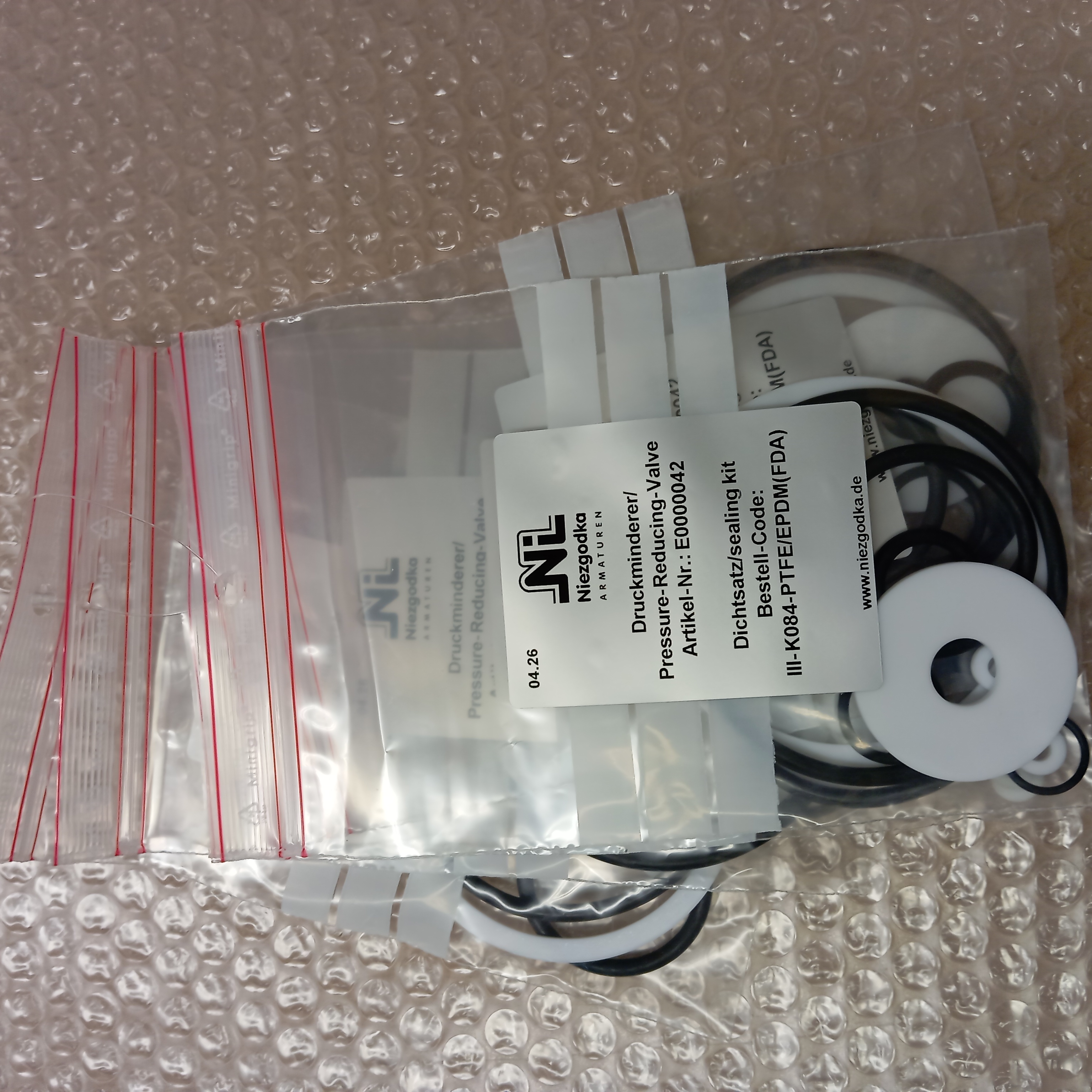 E0000042/III-K084-PTFE/EPDM(FDA)