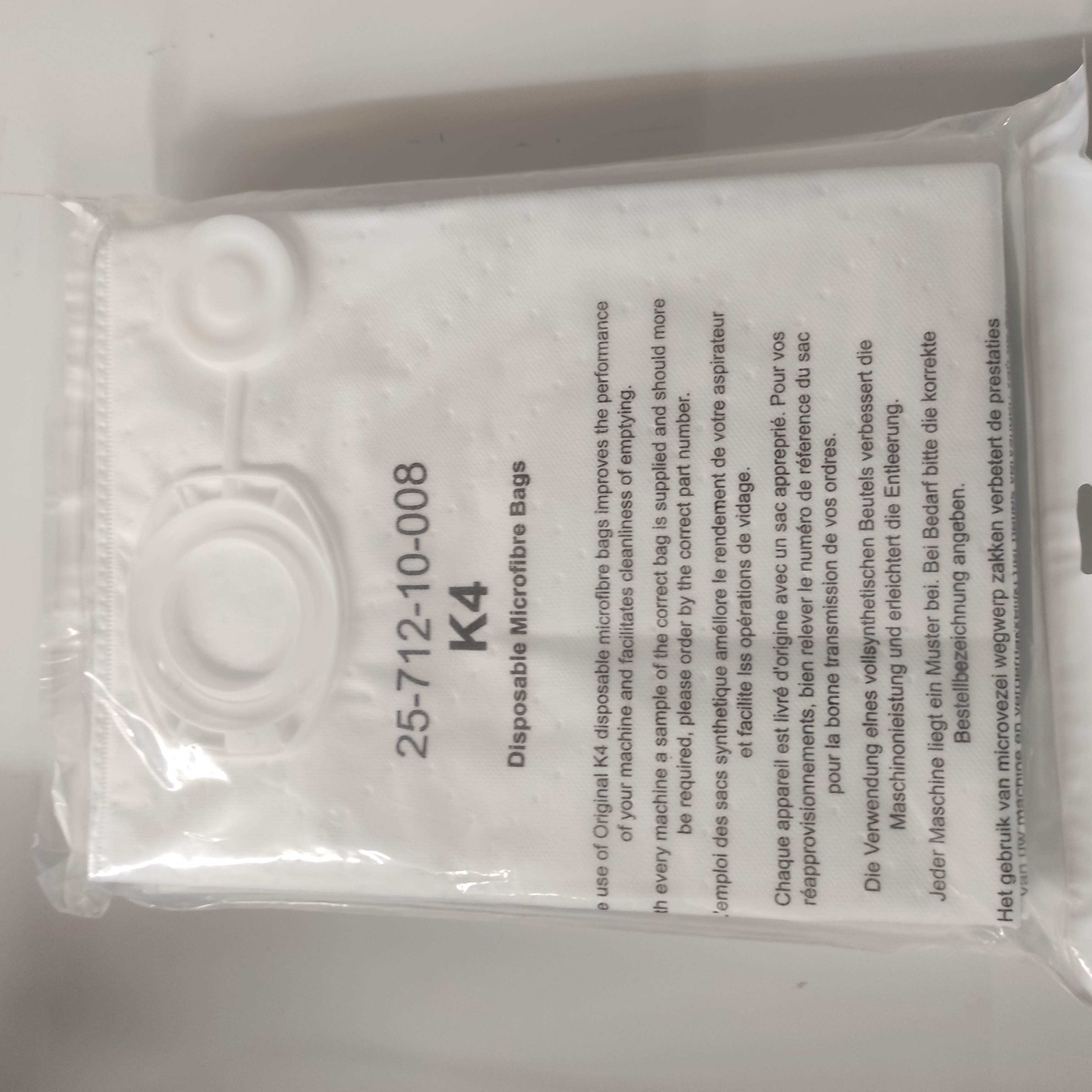 Vacuum cleaner bag for KAV 15-45X