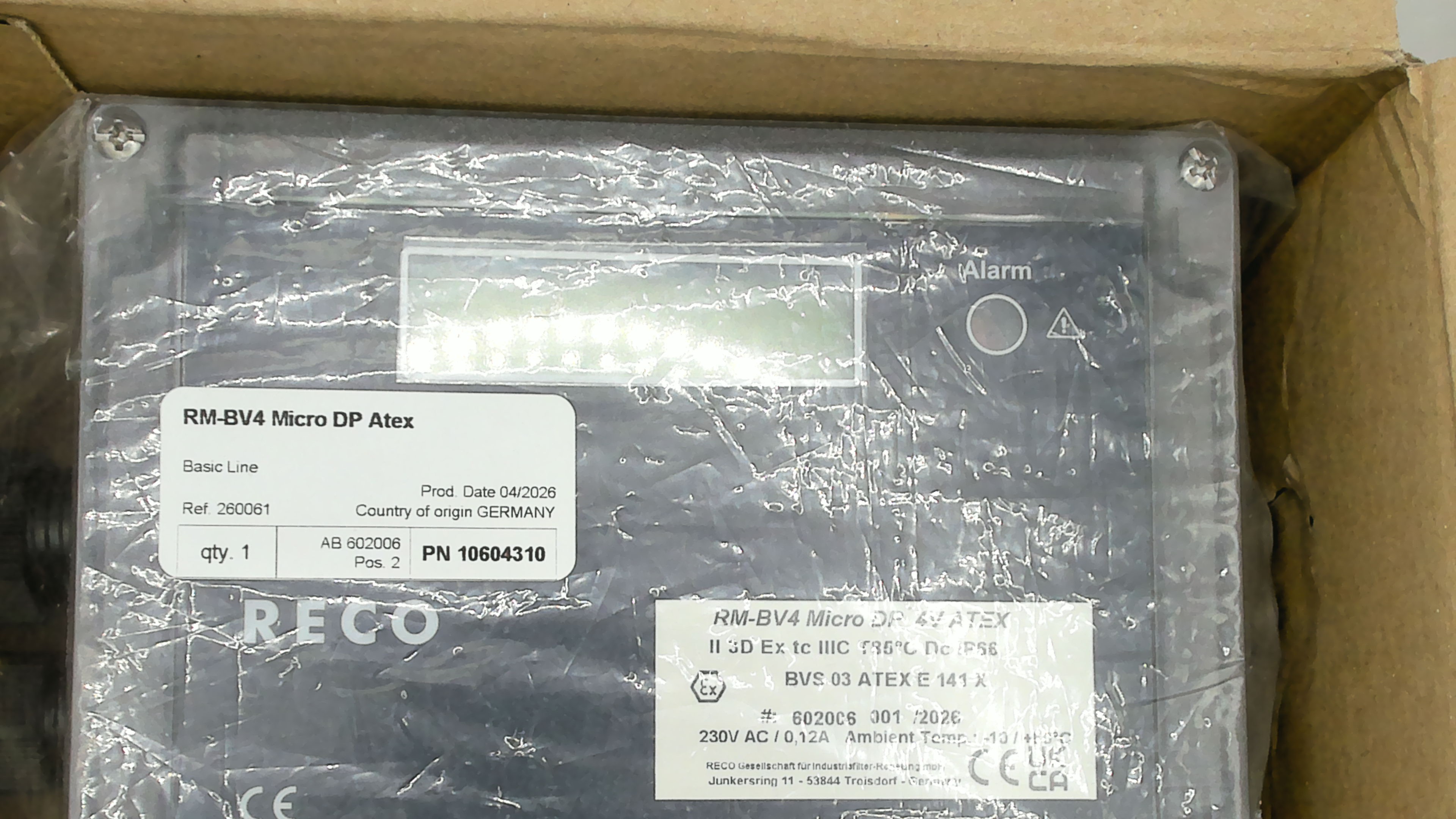 RM-BV 4 Micro DP 4V ATEX