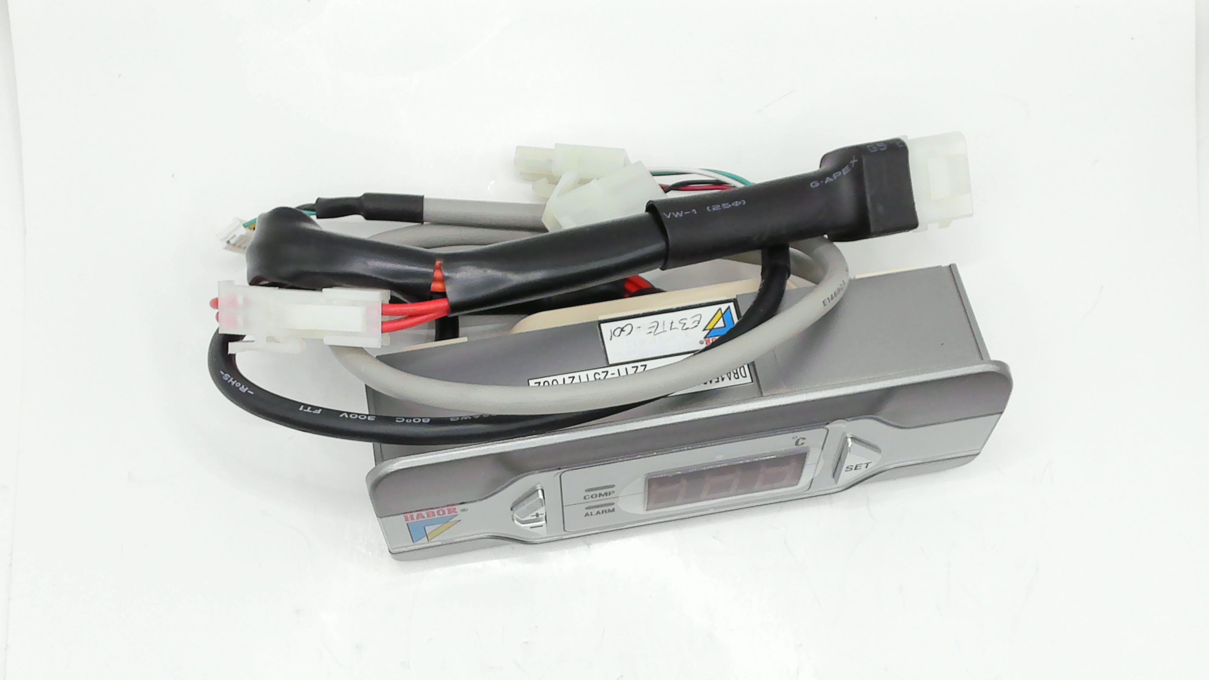 Habor control with display and alarm recognition