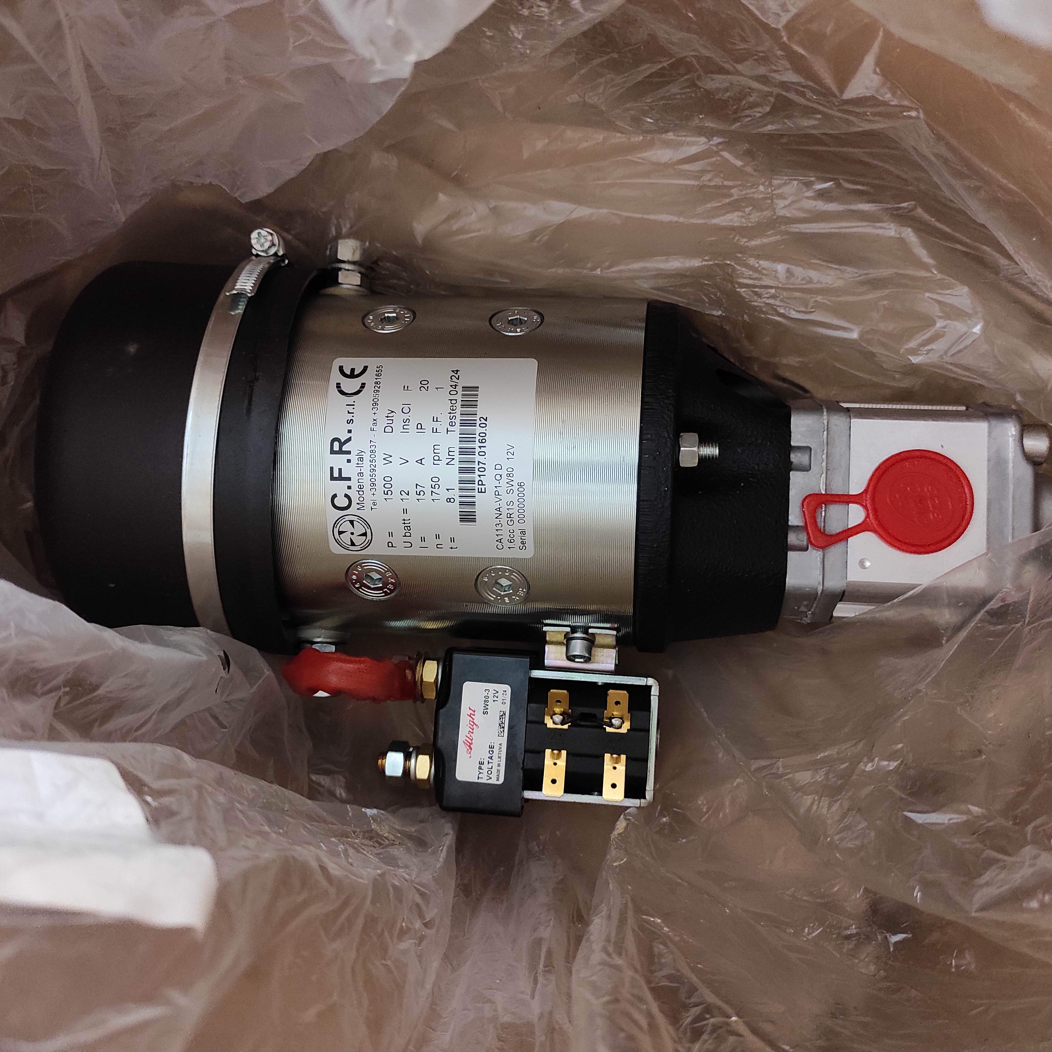 EP1500W-12V-1750Rpm-D.113-NA-VP1-Q-D+1,6CC+SW80-12V